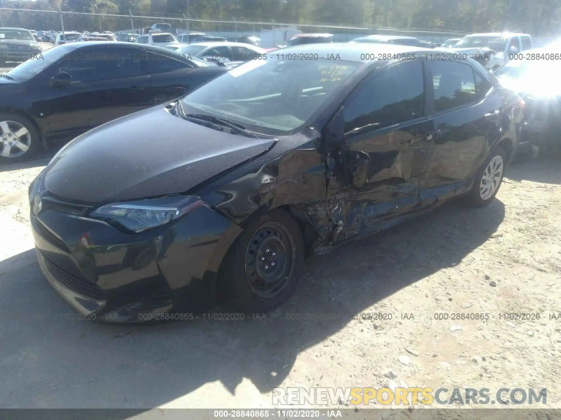 2 Фотография поврежденного автомобиля 2T1BURHE5KC165908 TOYOTA COROLLA 2019