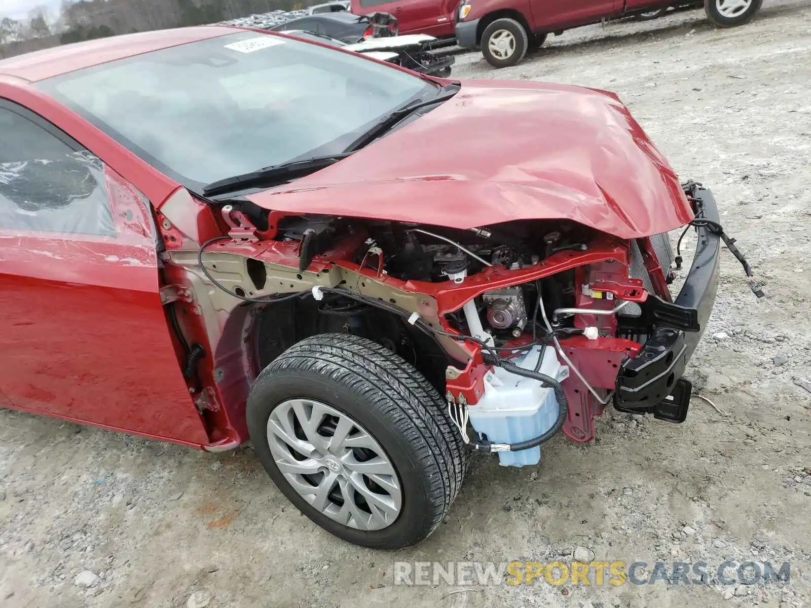 9 Photograph of a damaged car 2T1BURHE5KC166802 TOYOTA COROLLA 2019