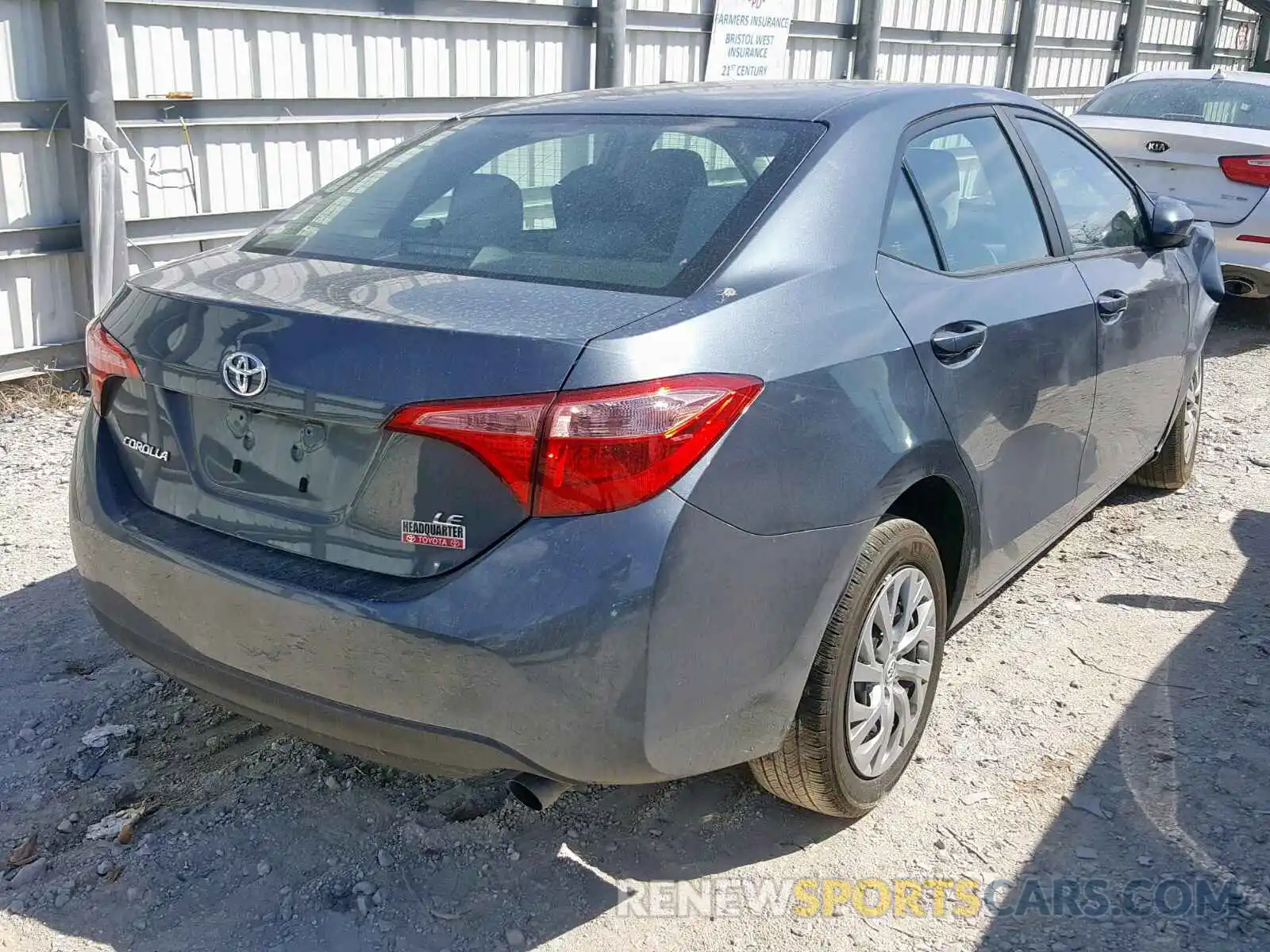 4 Photograph of a damaged car 2T1BURHE5KC166833 TOYOTA COROLLA 2019