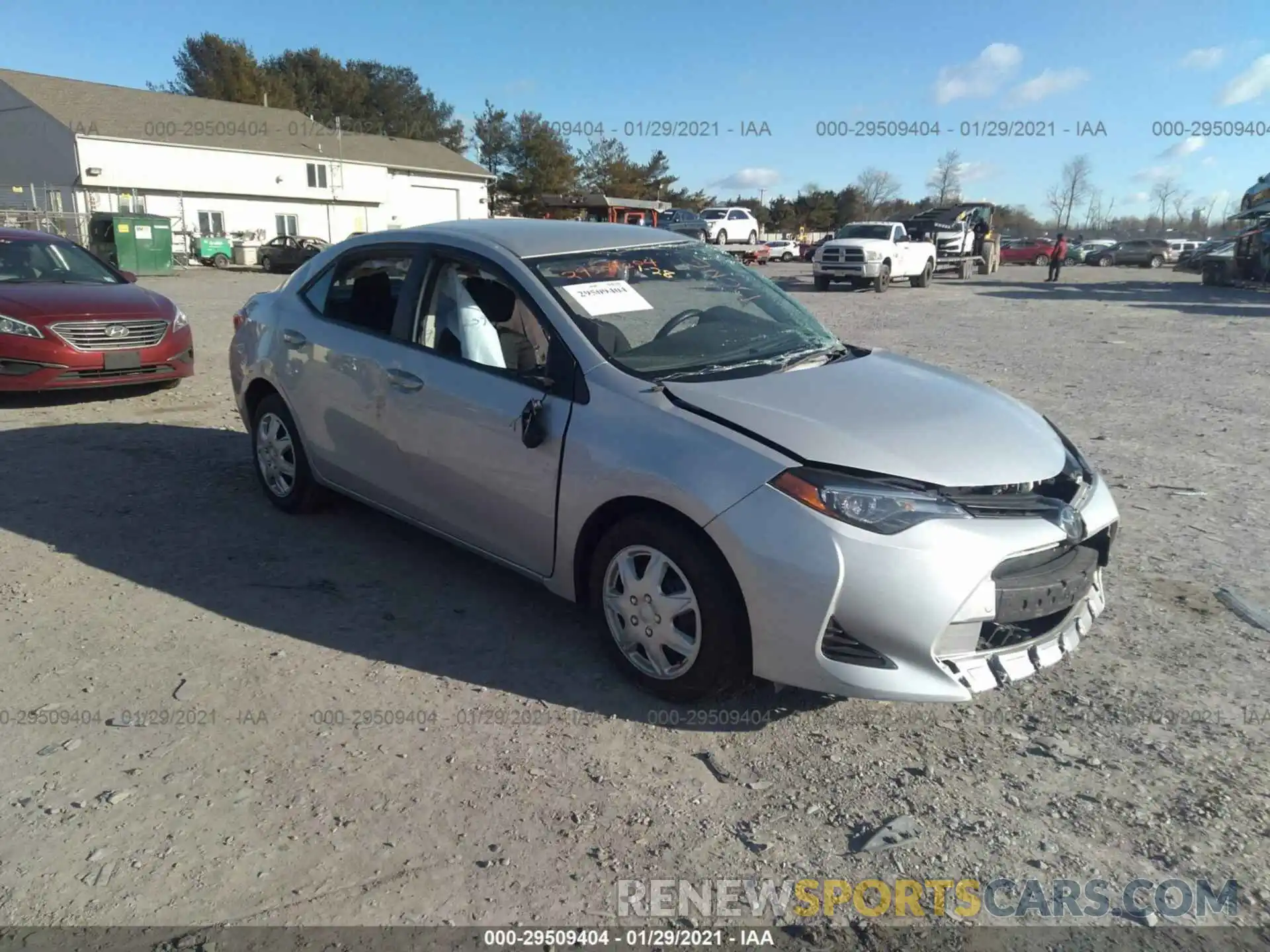 1 Photograph of a damaged car 2T1BURHE5KC167108 TOYOTA COROLLA 2019