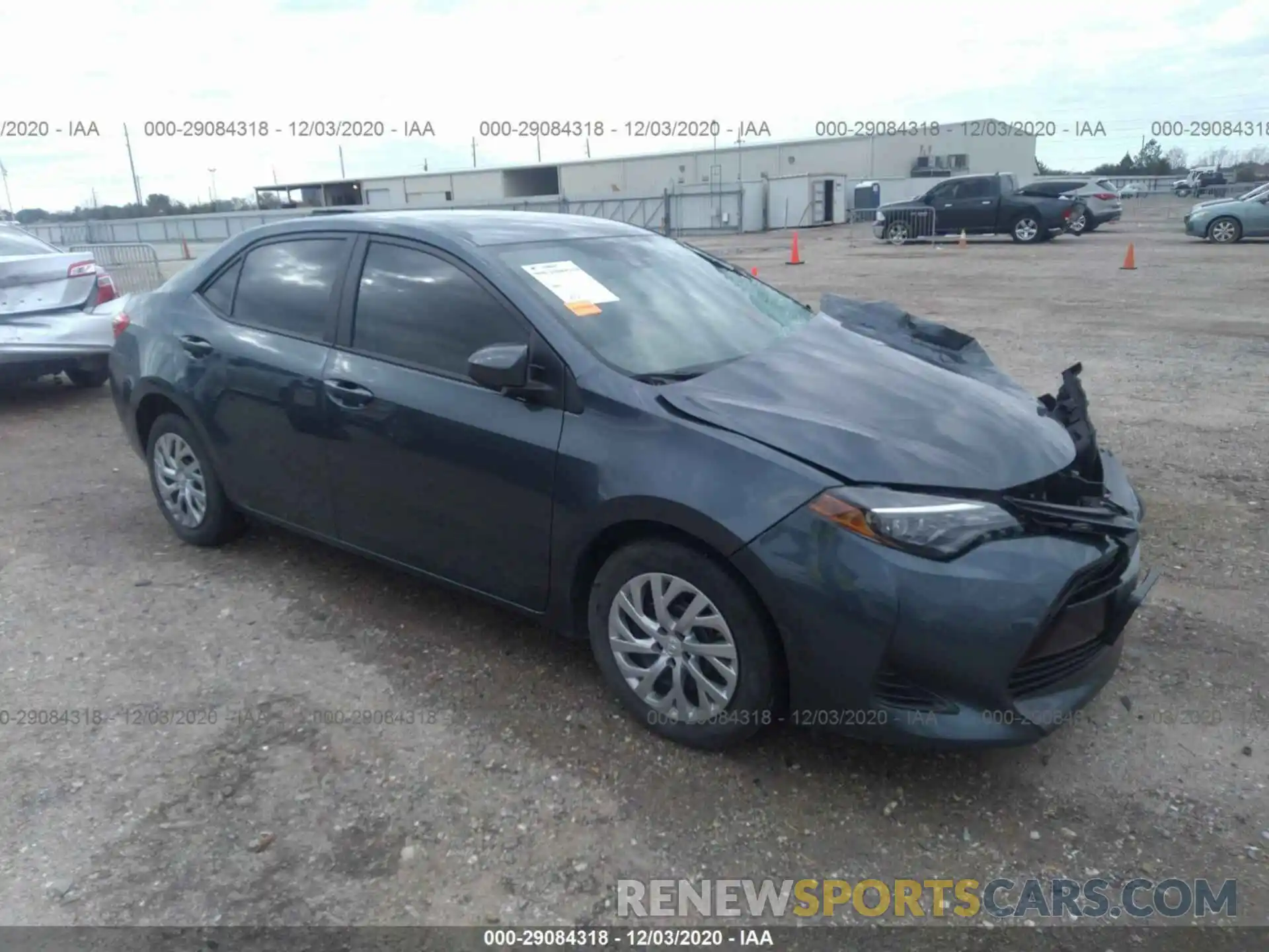 1 Photograph of a damaged car 2T1BURHE5KC167156 TOYOTA COROLLA 2019