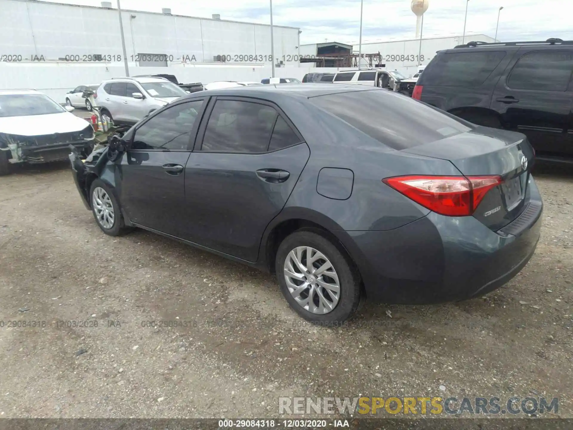 3 Photograph of a damaged car 2T1BURHE5KC167156 TOYOTA COROLLA 2019