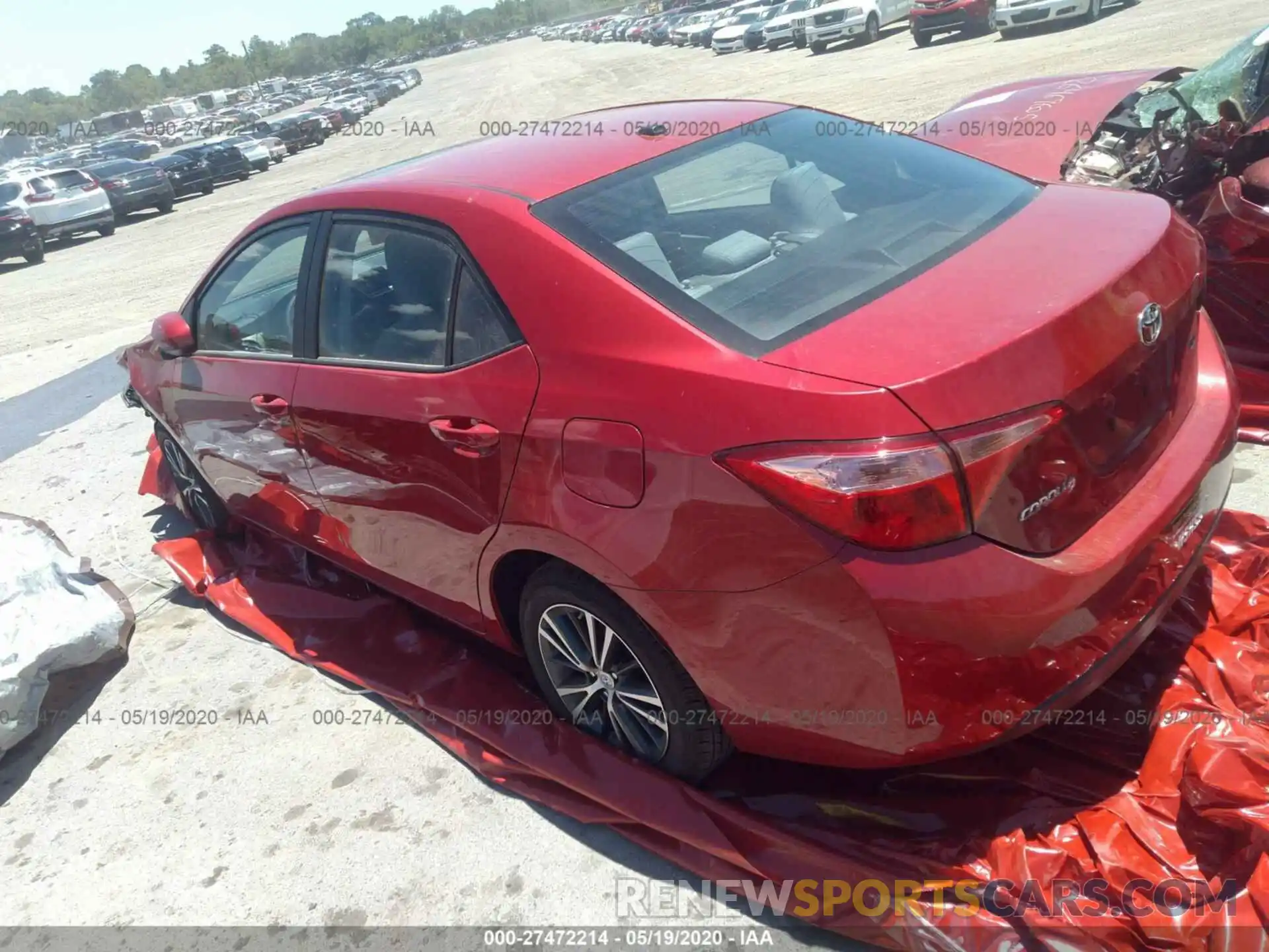 3 Photograph of a damaged car 2T1BURHE5KC167366 TOYOTA COROLLA 2019