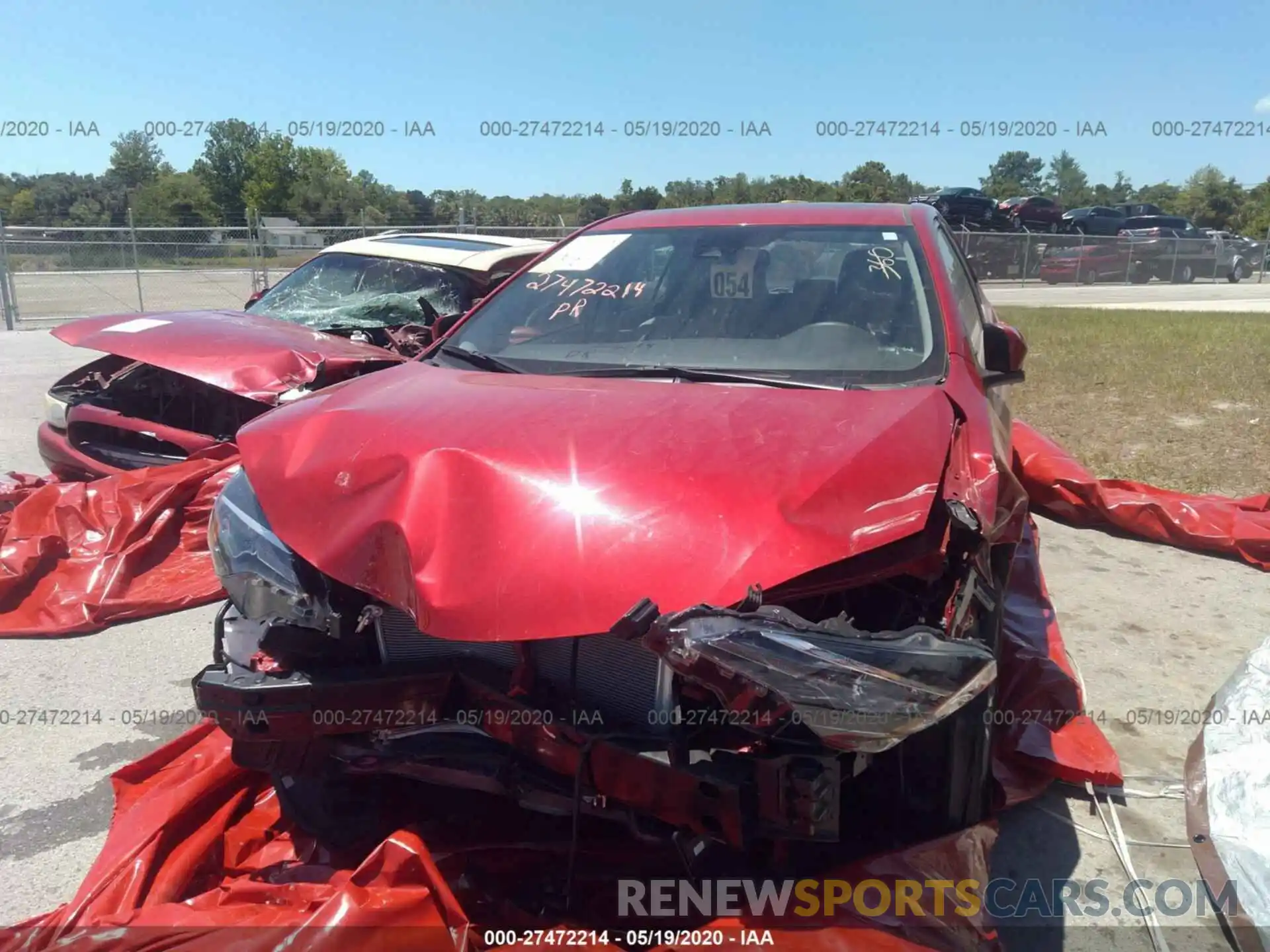 6 Photograph of a damaged car 2T1BURHE5KC167366 TOYOTA COROLLA 2019