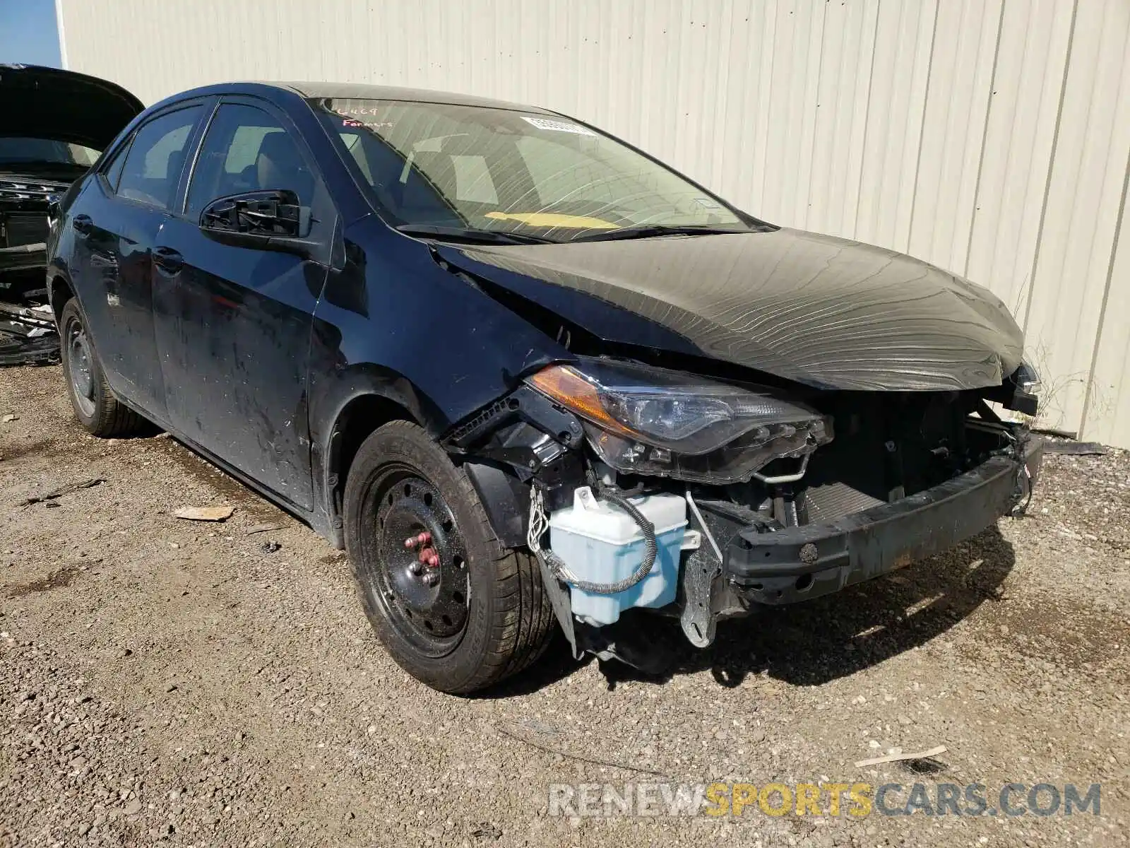 1 Photograph of a damaged car 2T1BURHE5KC167481 TOYOTA COROLLA 2019