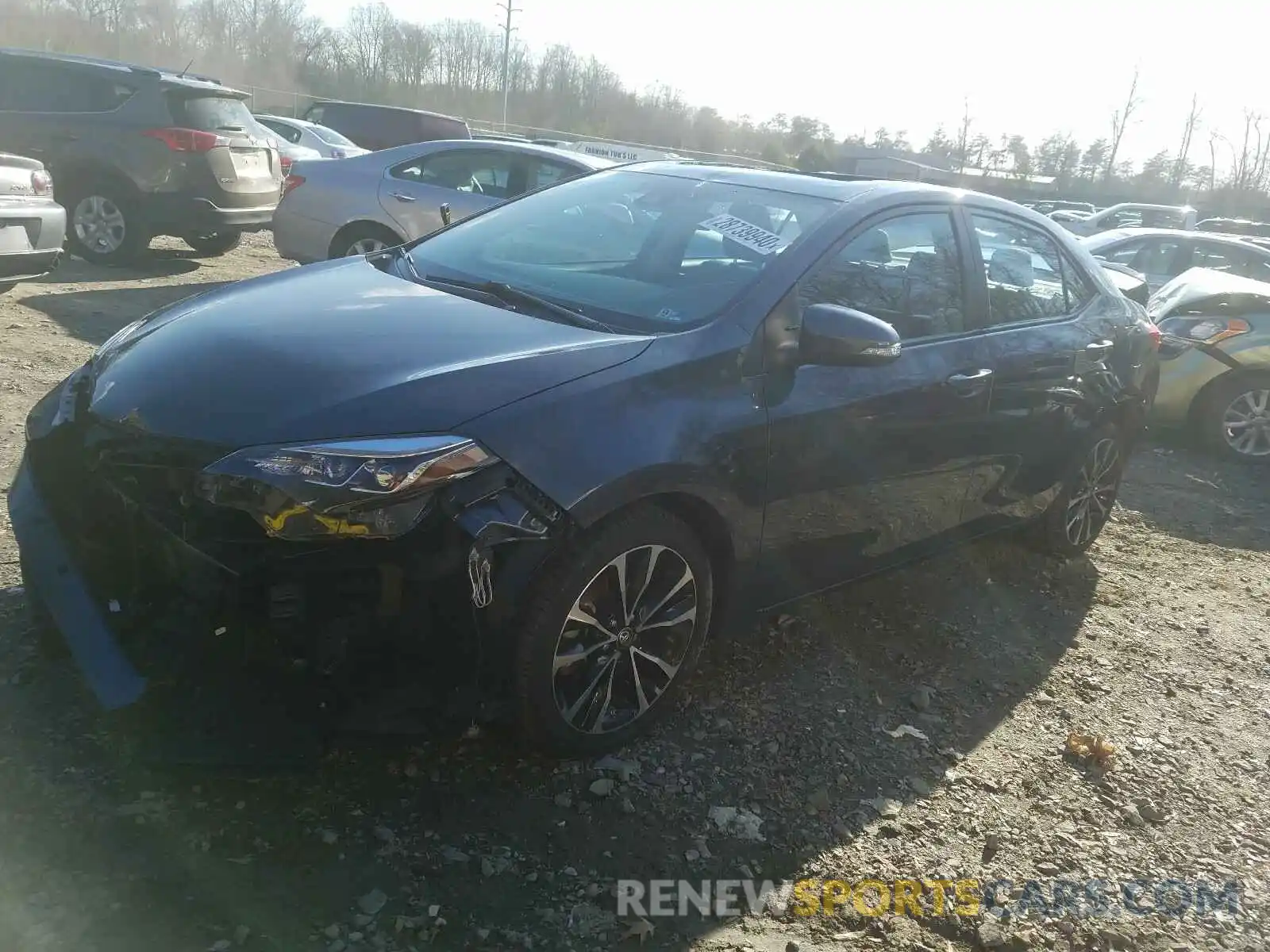 2 Photograph of a damaged car 2T1BURHE5KC167514 TOYOTA COROLLA 2019