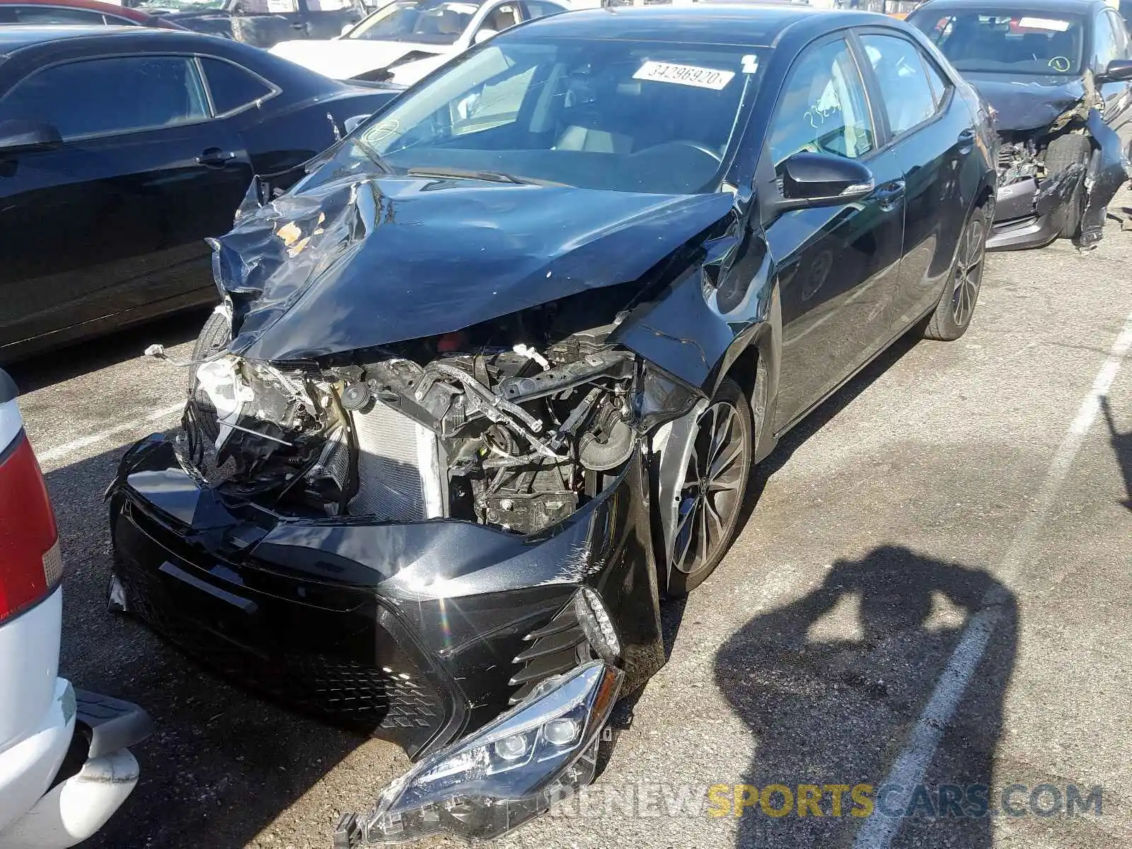 2 Photograph of a damaged car 2T1BURHE5KC167898 TOYOTA COROLLA 2019