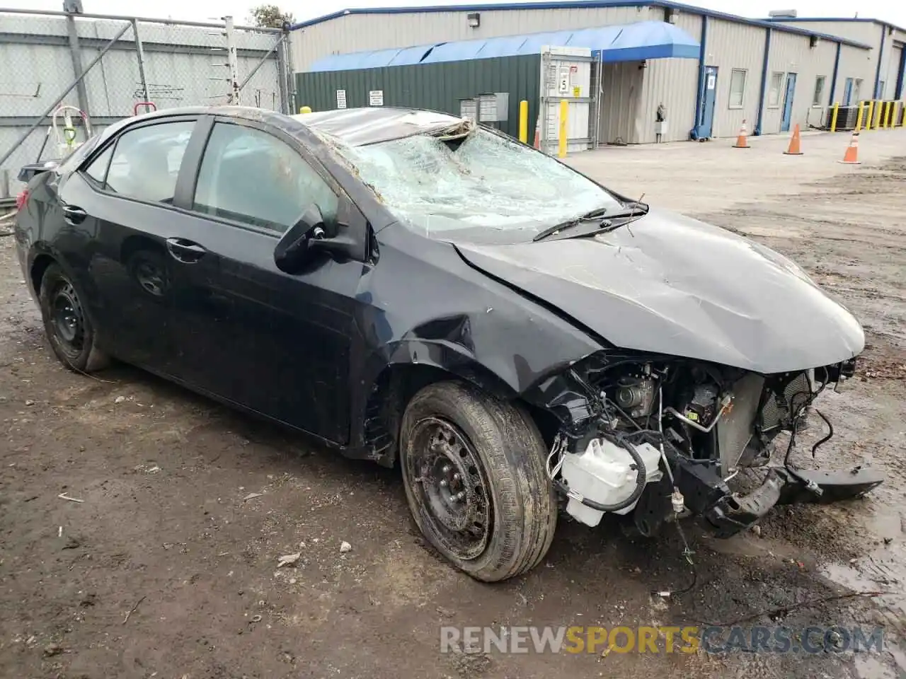 1 Photograph of a damaged car 2T1BURHE5KC168758 TOYOTA COROLLA 2019