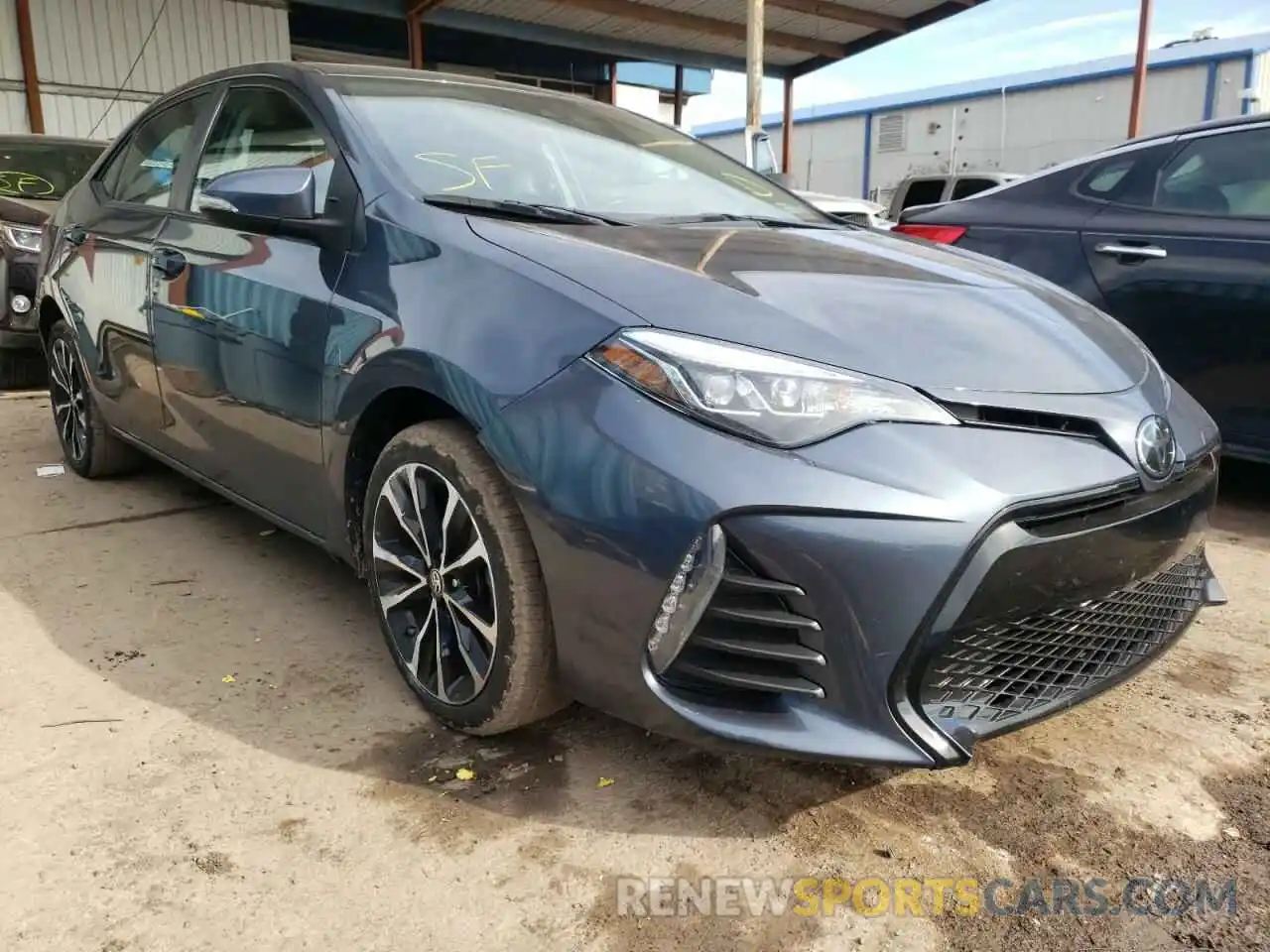 1 Photograph of a damaged car 2T1BURHE5KC168811 TOYOTA COROLLA 2019