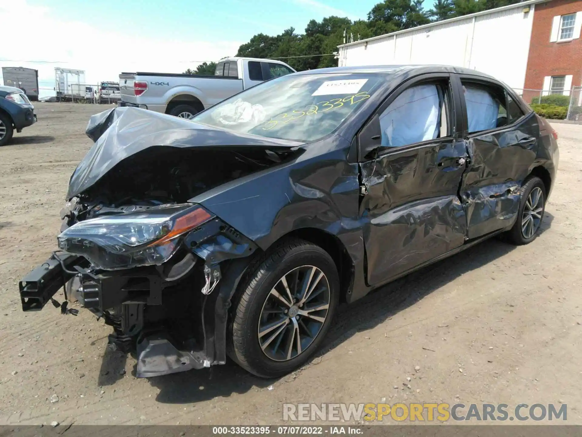 2 Photograph of a damaged car 2T1BURHE5KC168873 TOYOTA COROLLA 2019