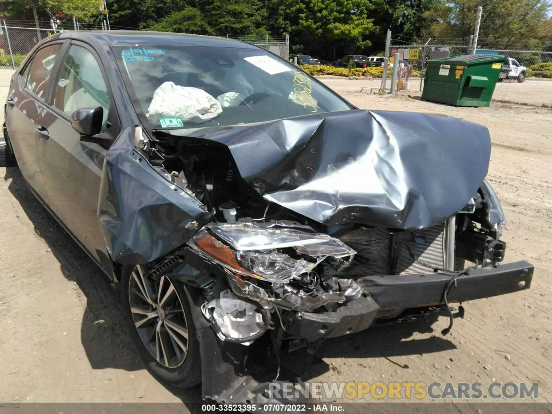 6 Photograph of a damaged car 2T1BURHE5KC168873 TOYOTA COROLLA 2019