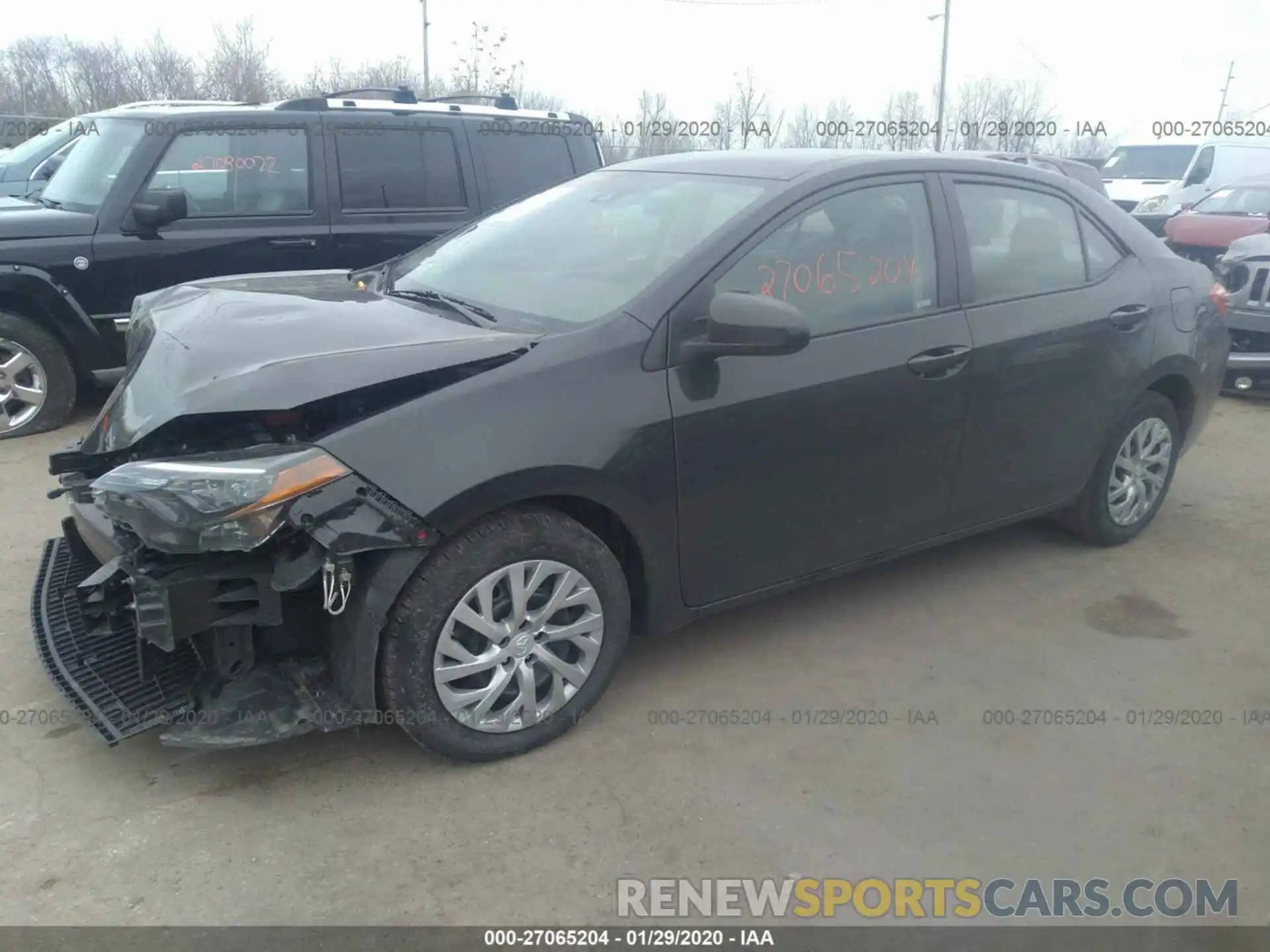 2 Photograph of a damaged car 2T1BURHE5KC169280 TOYOTA COROLLA 2019