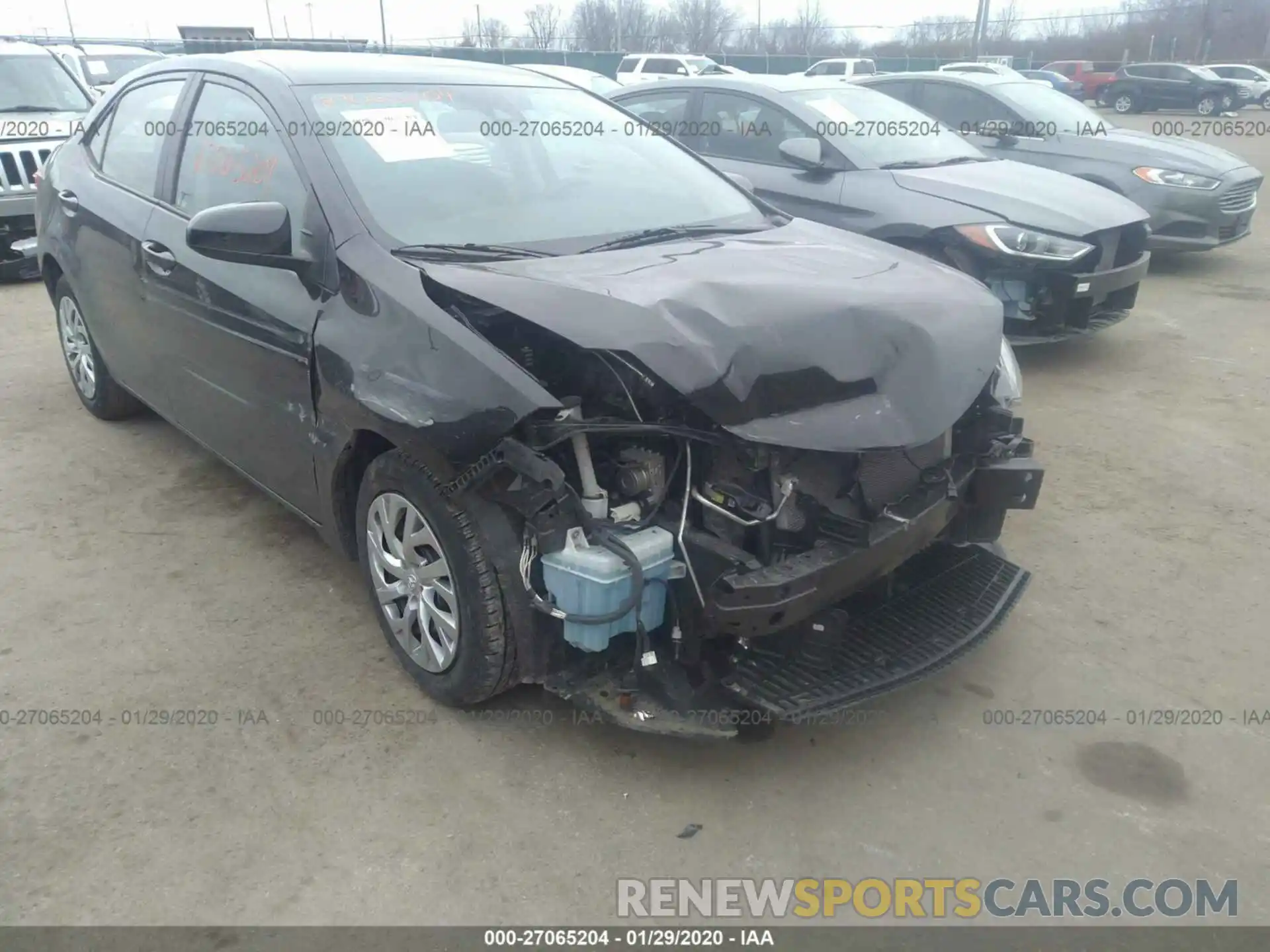 6 Photograph of a damaged car 2T1BURHE5KC169280 TOYOTA COROLLA 2019