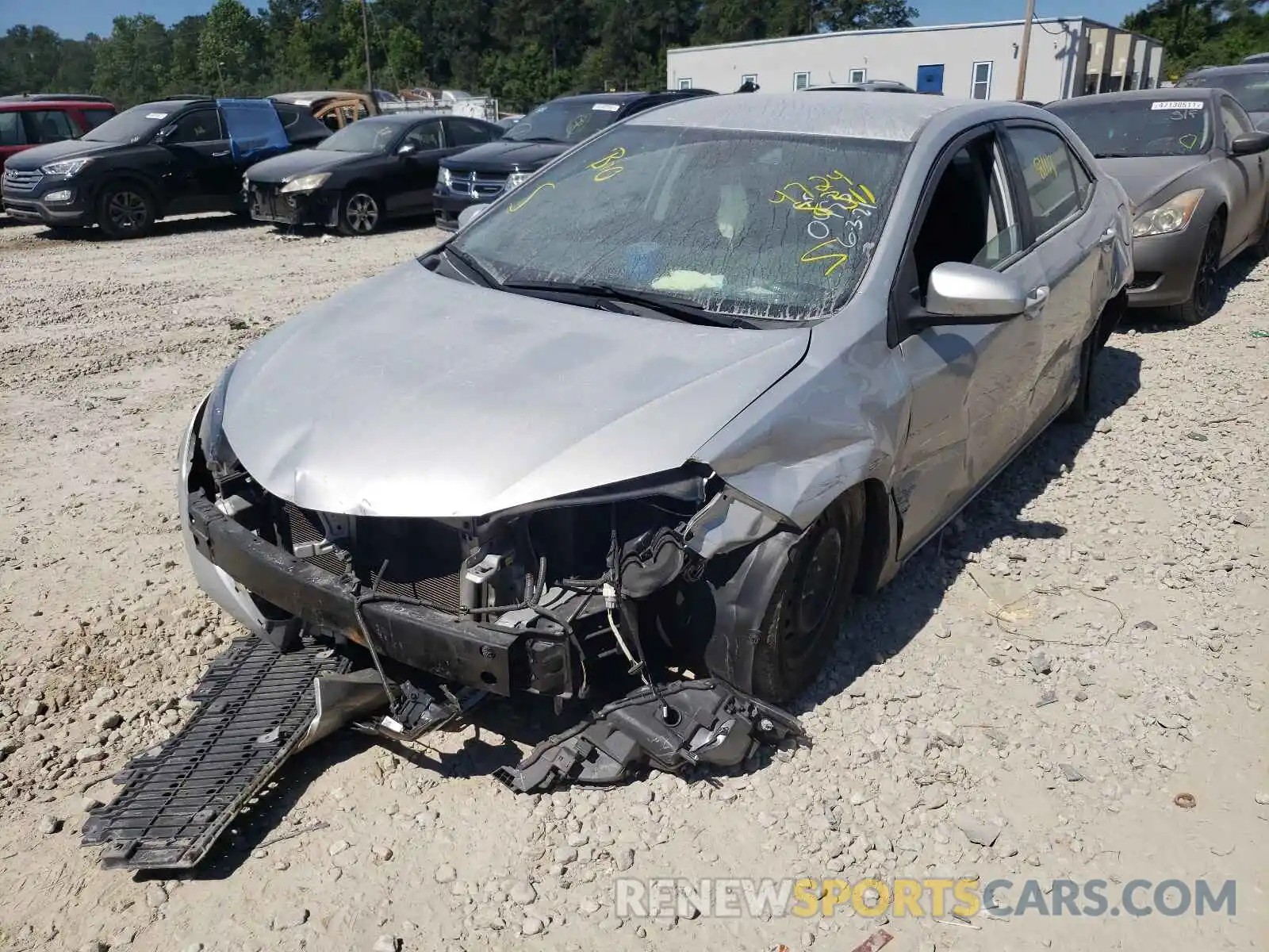 2 Photograph of a damaged car 2T1BURHE5KC170493 TOYOTA COROLLA 2019