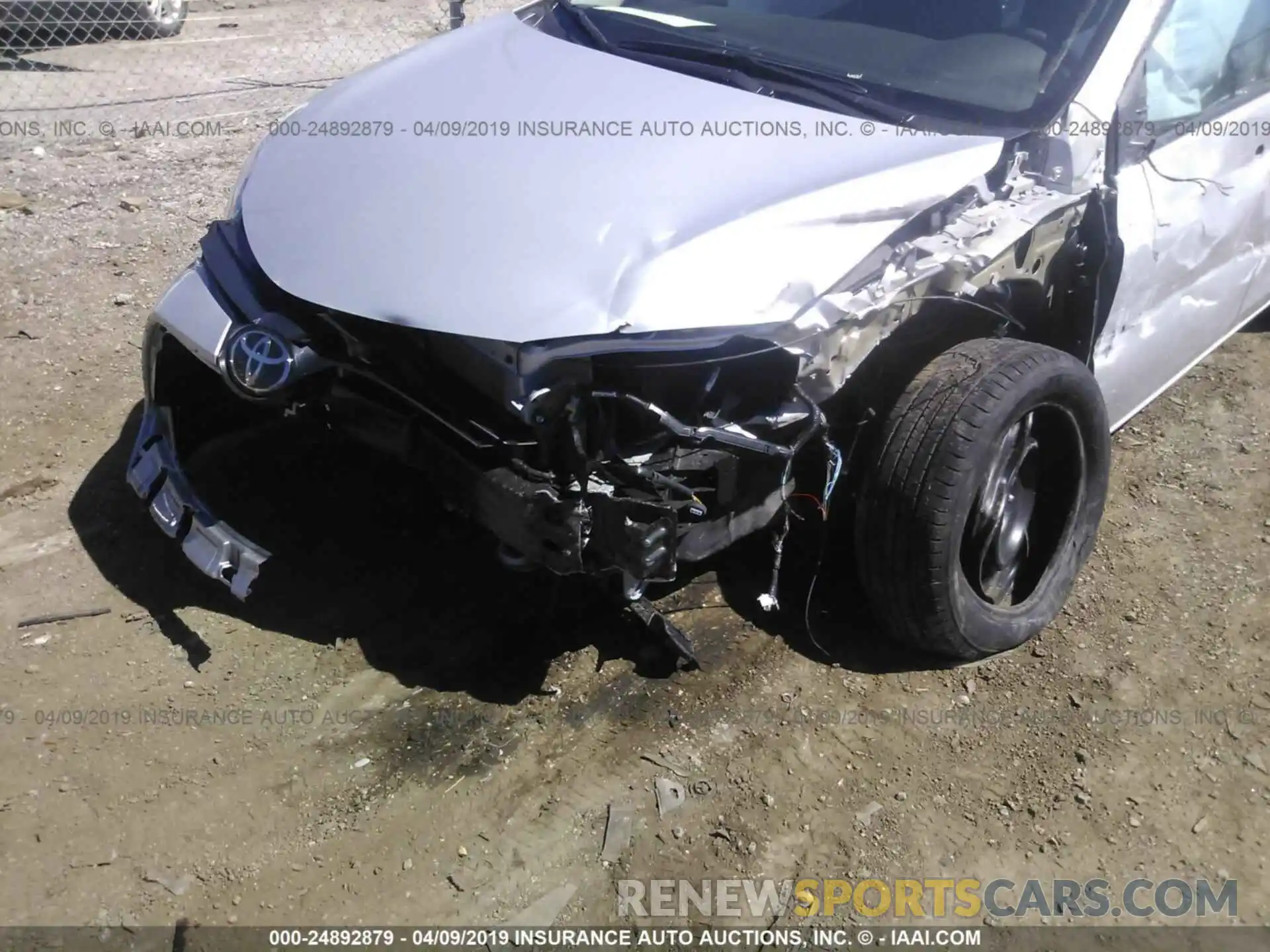 6 Фотография поврежденного автомобиля 2T1BURHE5KC172213 TOYOTA COROLLA 2019