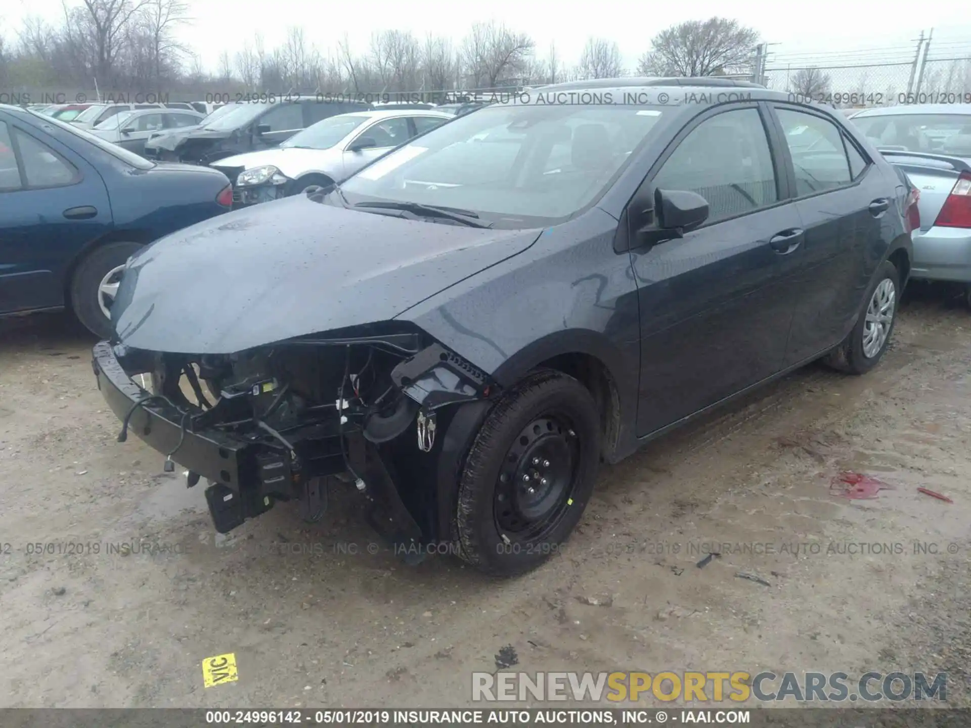 2 Фотография поврежденного автомобиля 2T1BURHE5KC172342 TOYOTA COROLLA 2019