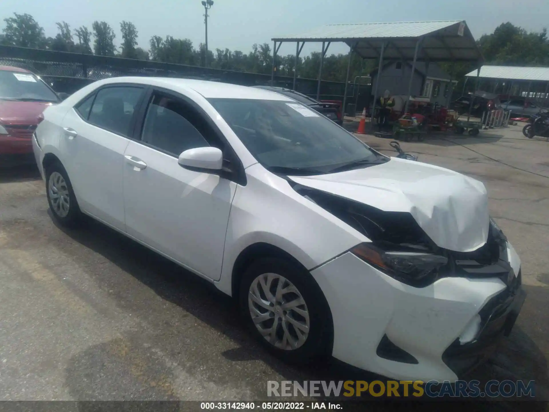 1 Photograph of a damaged car 2T1BURHE5KC173166 TOYOTA COROLLA 2019