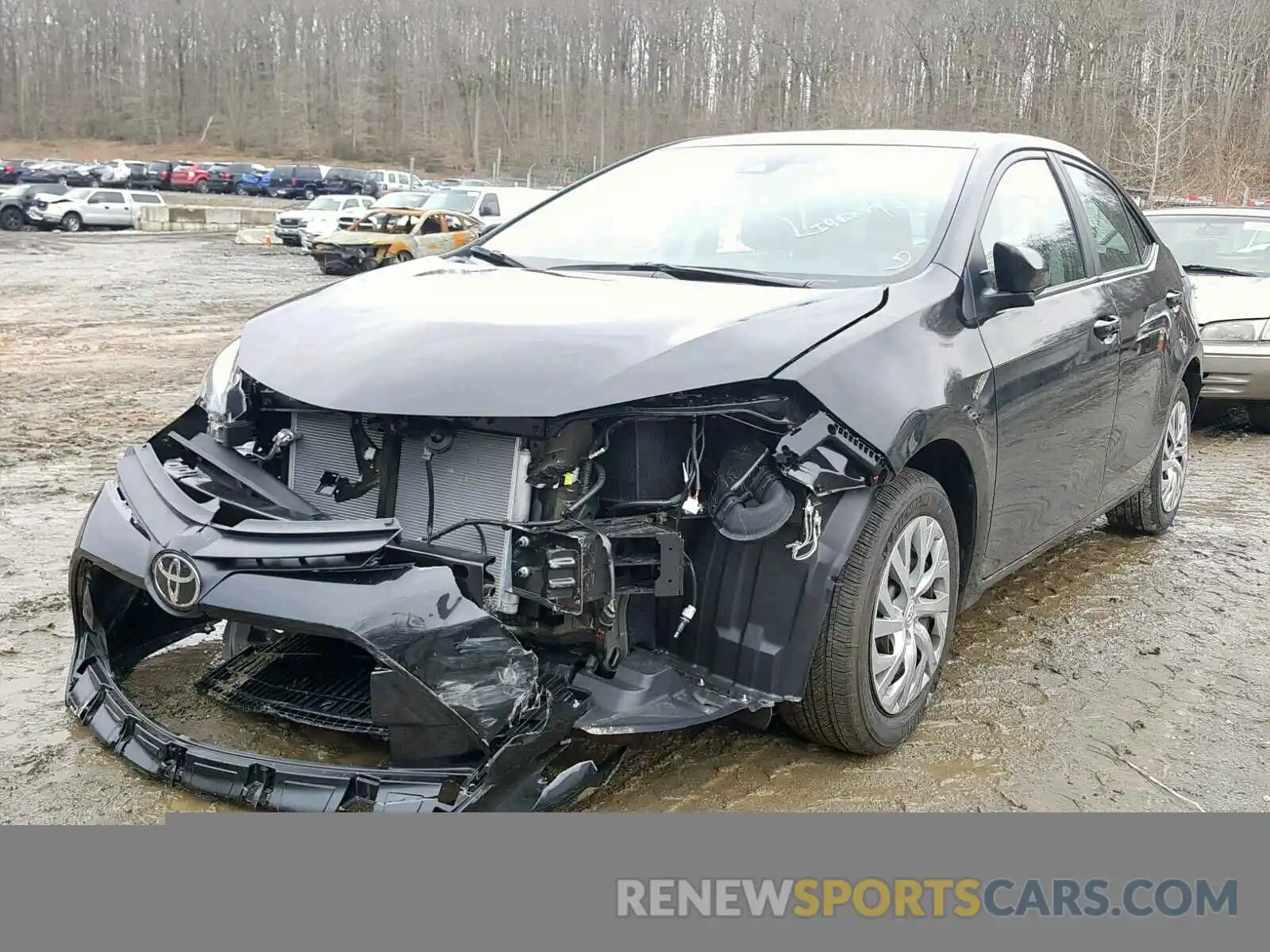 2 Photograph of a damaged car 2T1BURHE5KC173278 TOYOTA COROLLA 2019