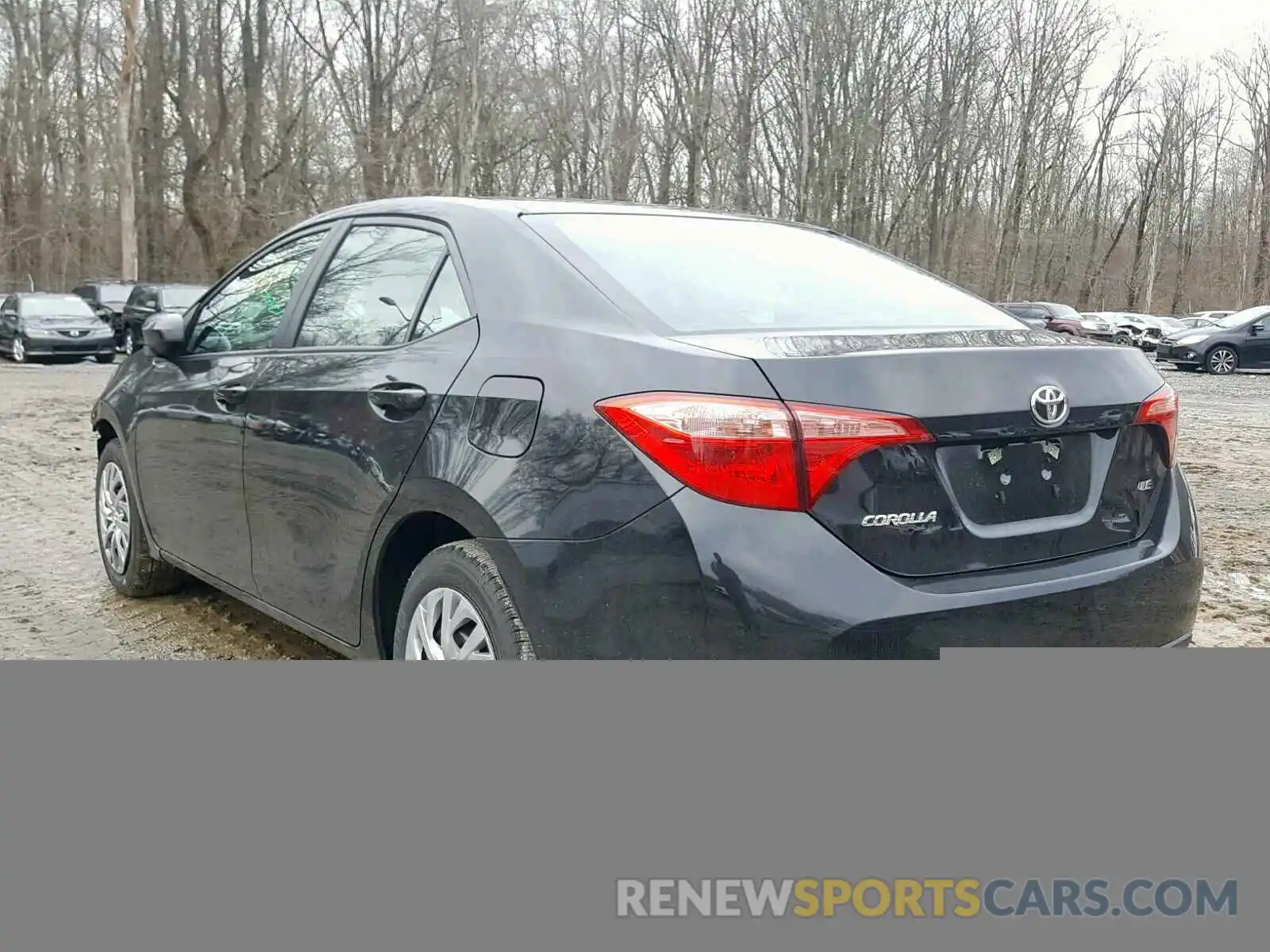 3 Photograph of a damaged car 2T1BURHE5KC173278 TOYOTA COROLLA 2019