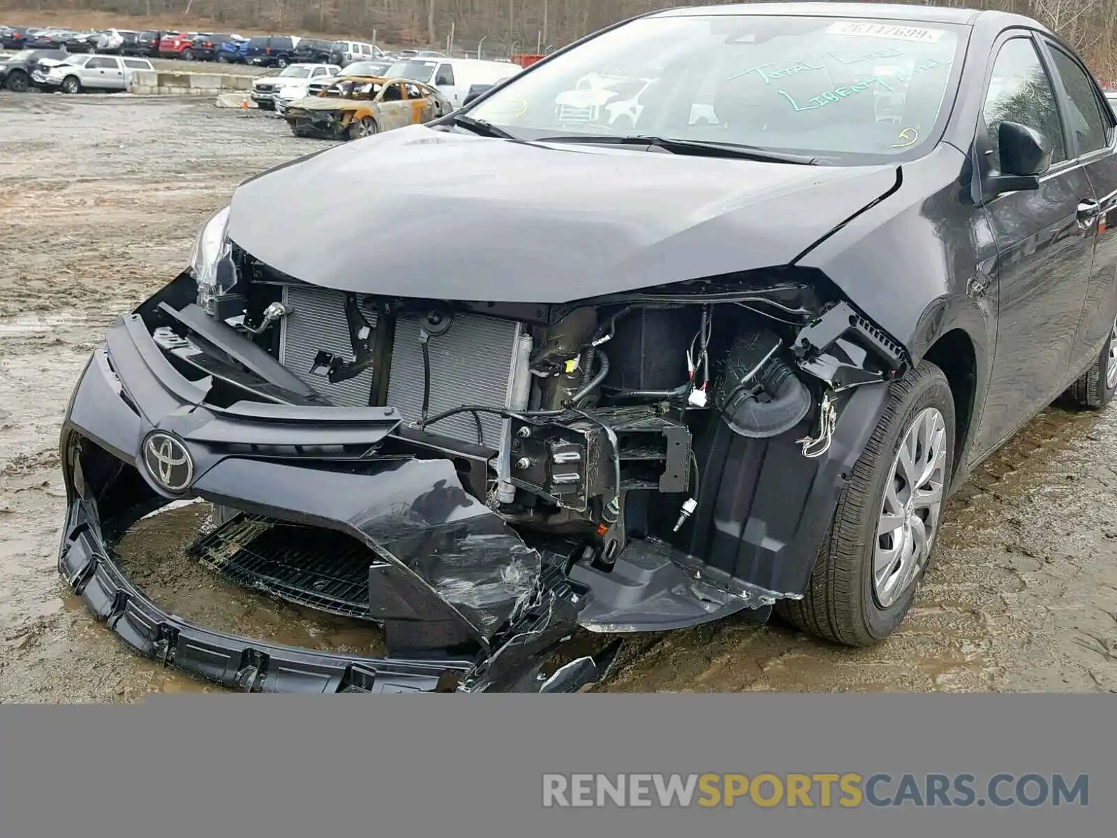 9 Photograph of a damaged car 2T1BURHE5KC173278 TOYOTA COROLLA 2019