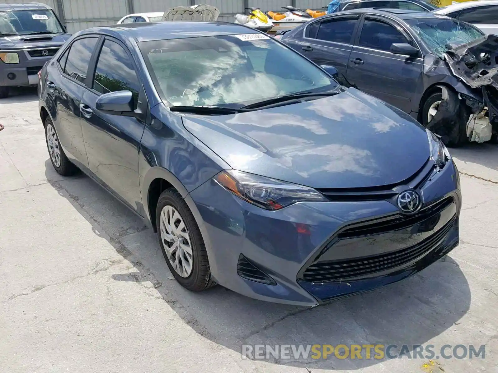 1 Photograph of a damaged car 2T1BURHE5KC174110 TOYOTA COROLLA 2019