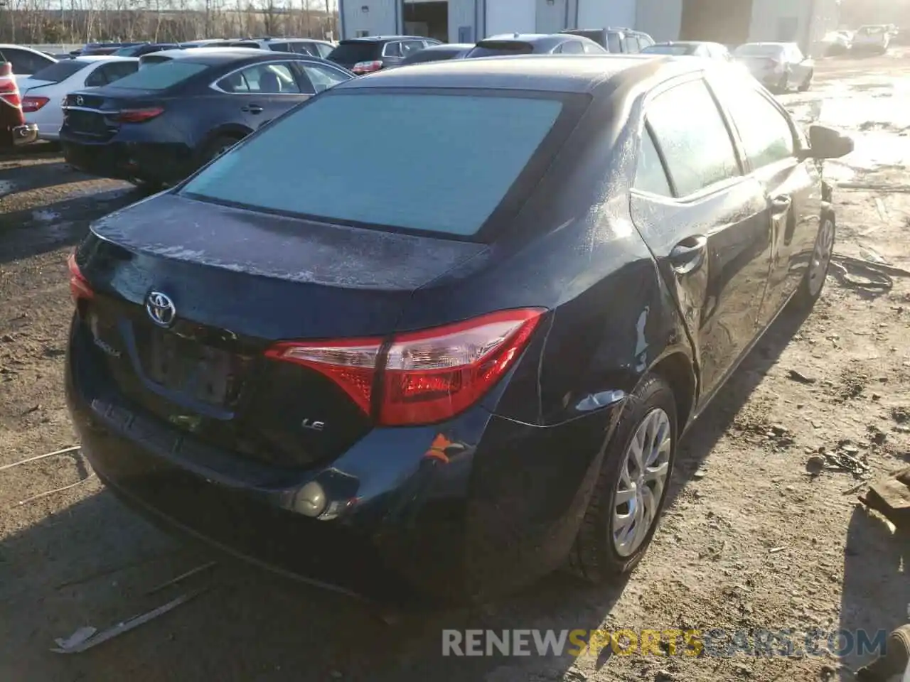 4 Photograph of a damaged car 2T1BURHE5KC174754 TOYOTA COROLLA 2019