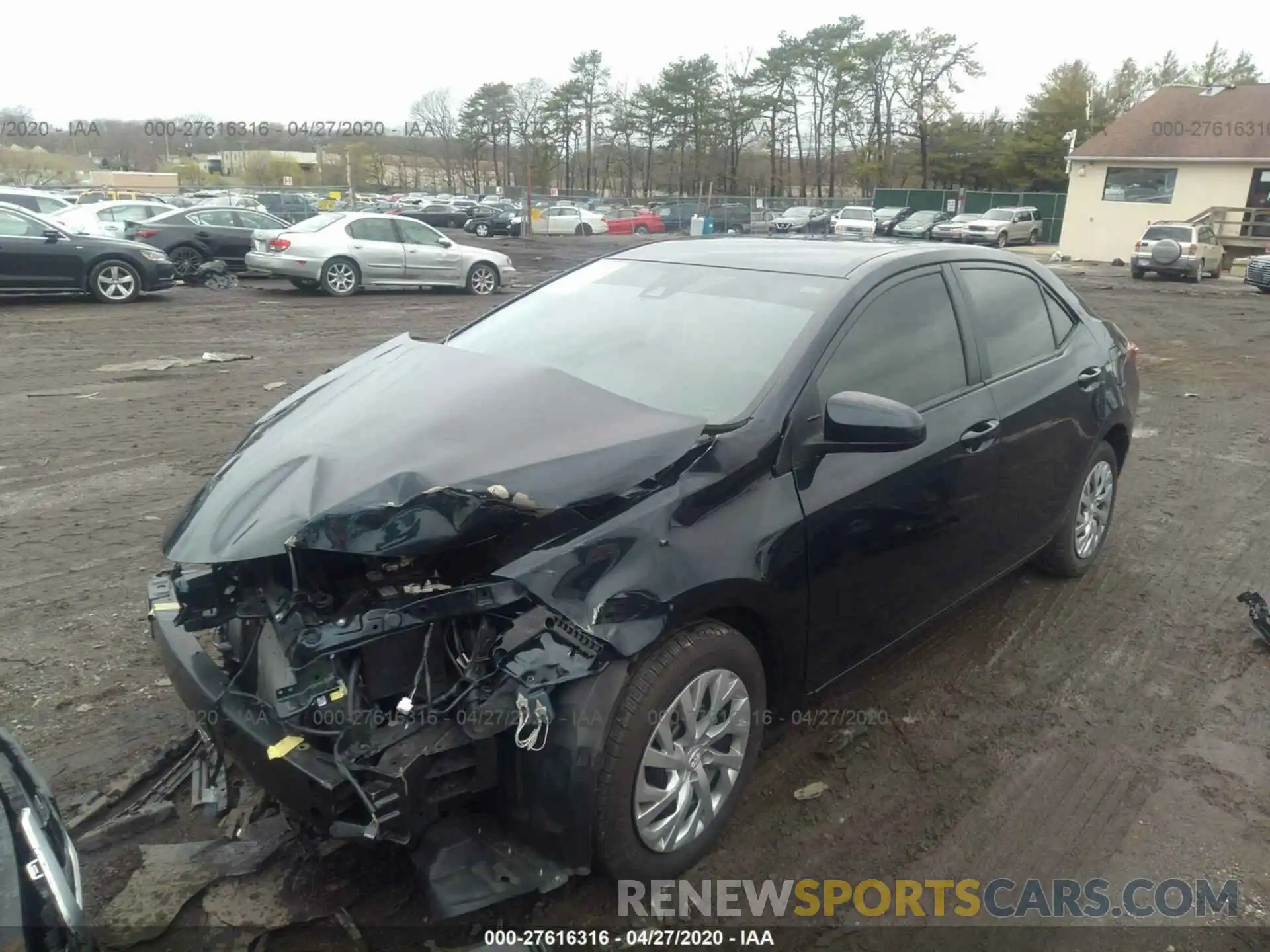 2 Photograph of a damaged car 2T1BURHE5KC175547 TOYOTA COROLLA 2019