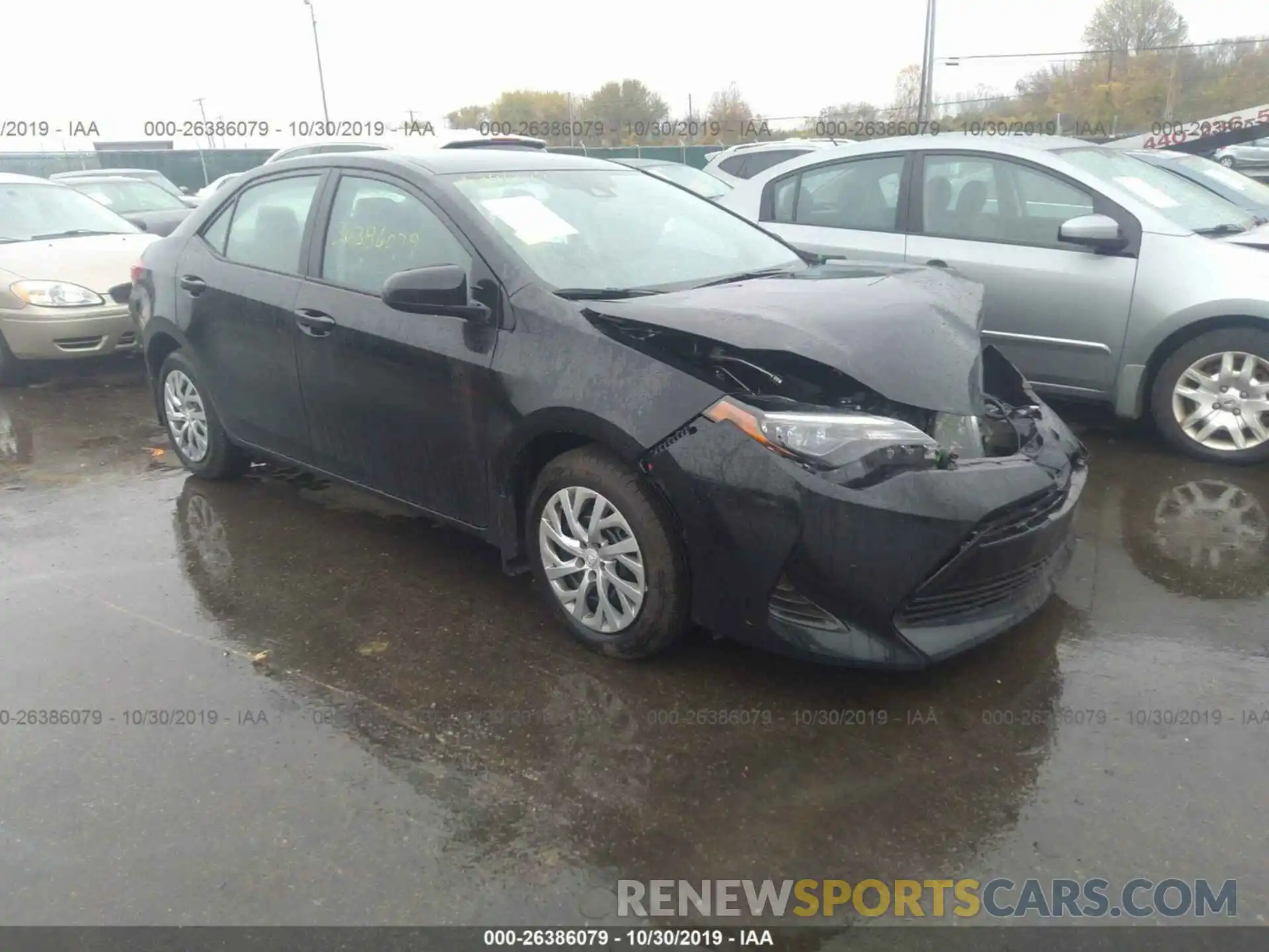 1 Photograph of a damaged car 2T1BURHE5KC175807 TOYOTA COROLLA 2019