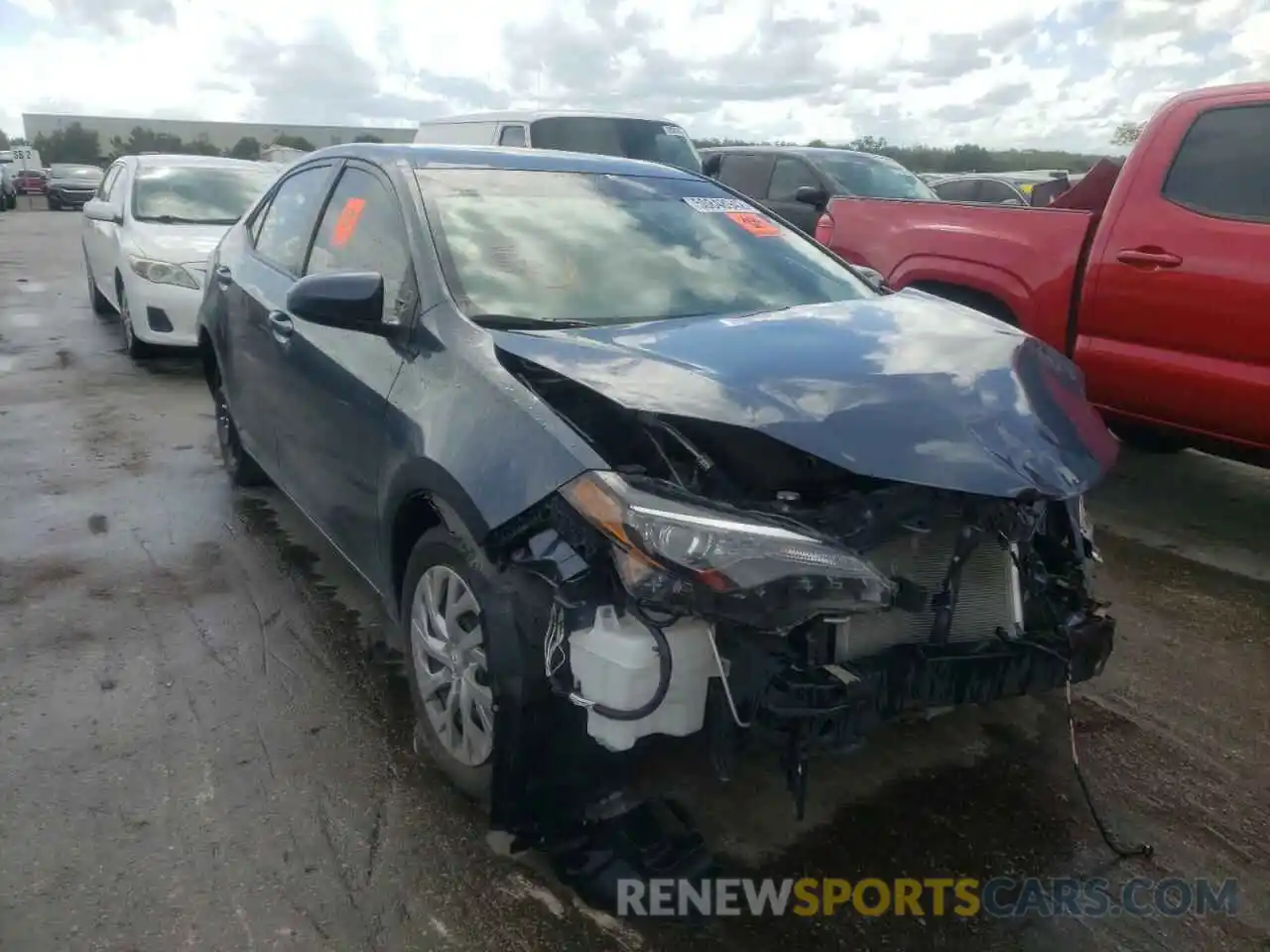 1 Photograph of a damaged car 2T1BURHE5KC177833 TOYOTA COROLLA 2019