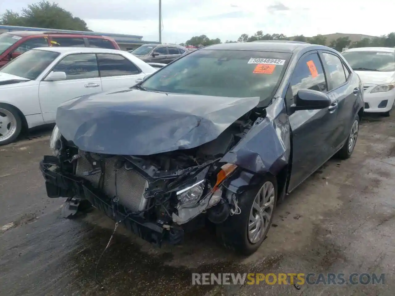 2 Photograph of a damaged car 2T1BURHE5KC177833 TOYOTA COROLLA 2019