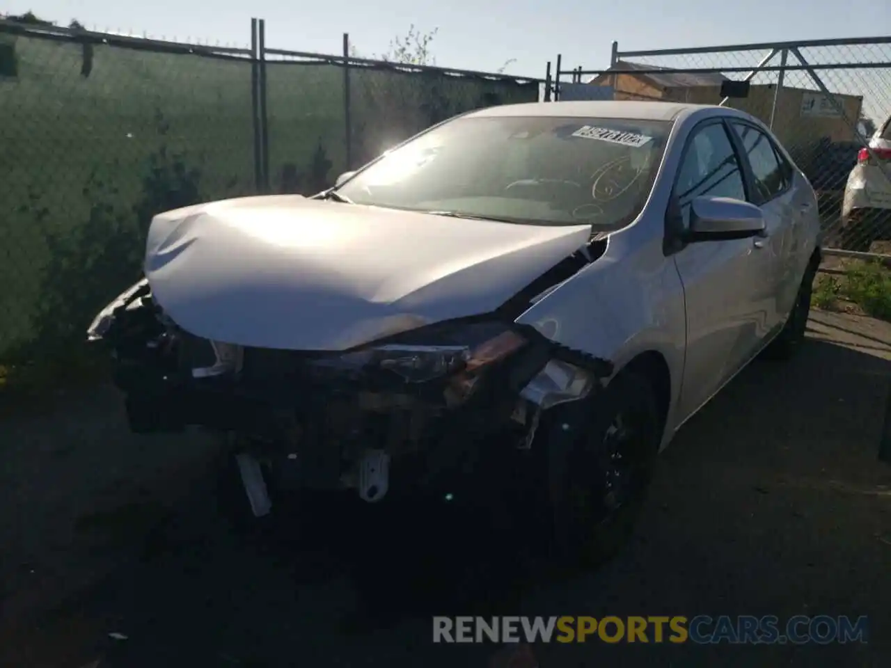 2 Photograph of a damaged car 2T1BURHE5KC178805 TOYOTA COROLLA 2019