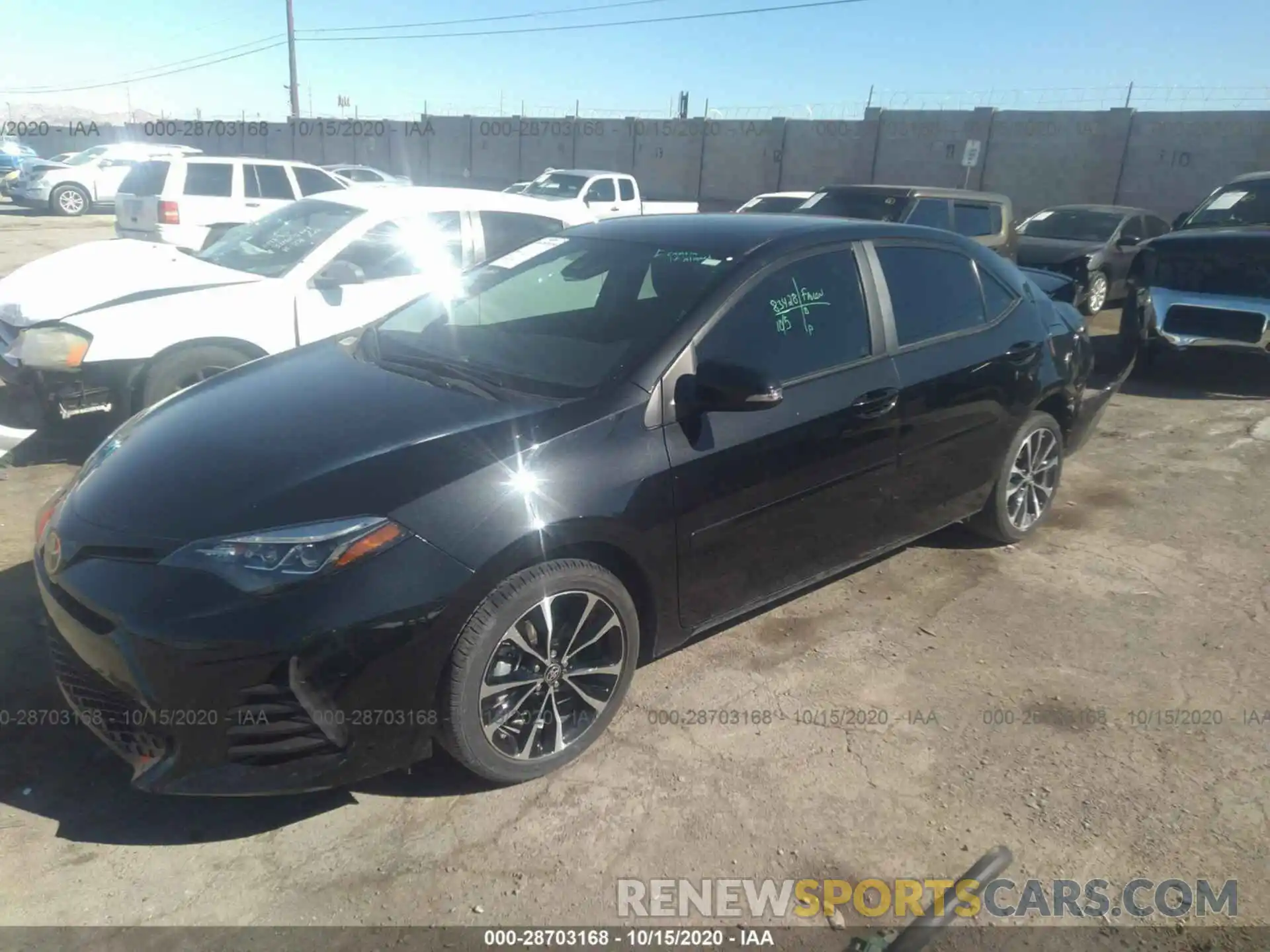 2 Photograph of a damaged car 2T1BURHE5KC178867 TOYOTA COROLLA 2019