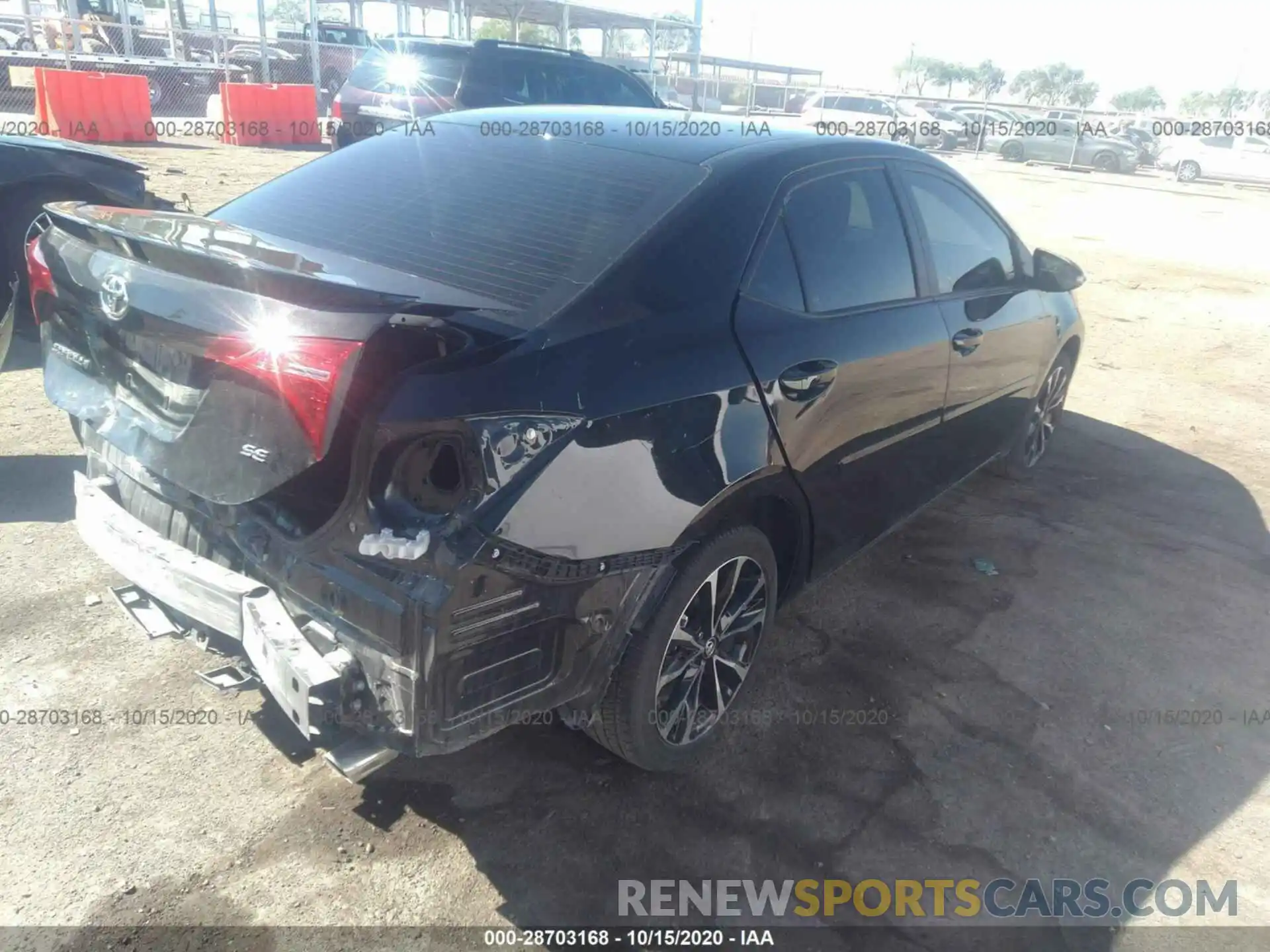 4 Photograph of a damaged car 2T1BURHE5KC178867 TOYOTA COROLLA 2019