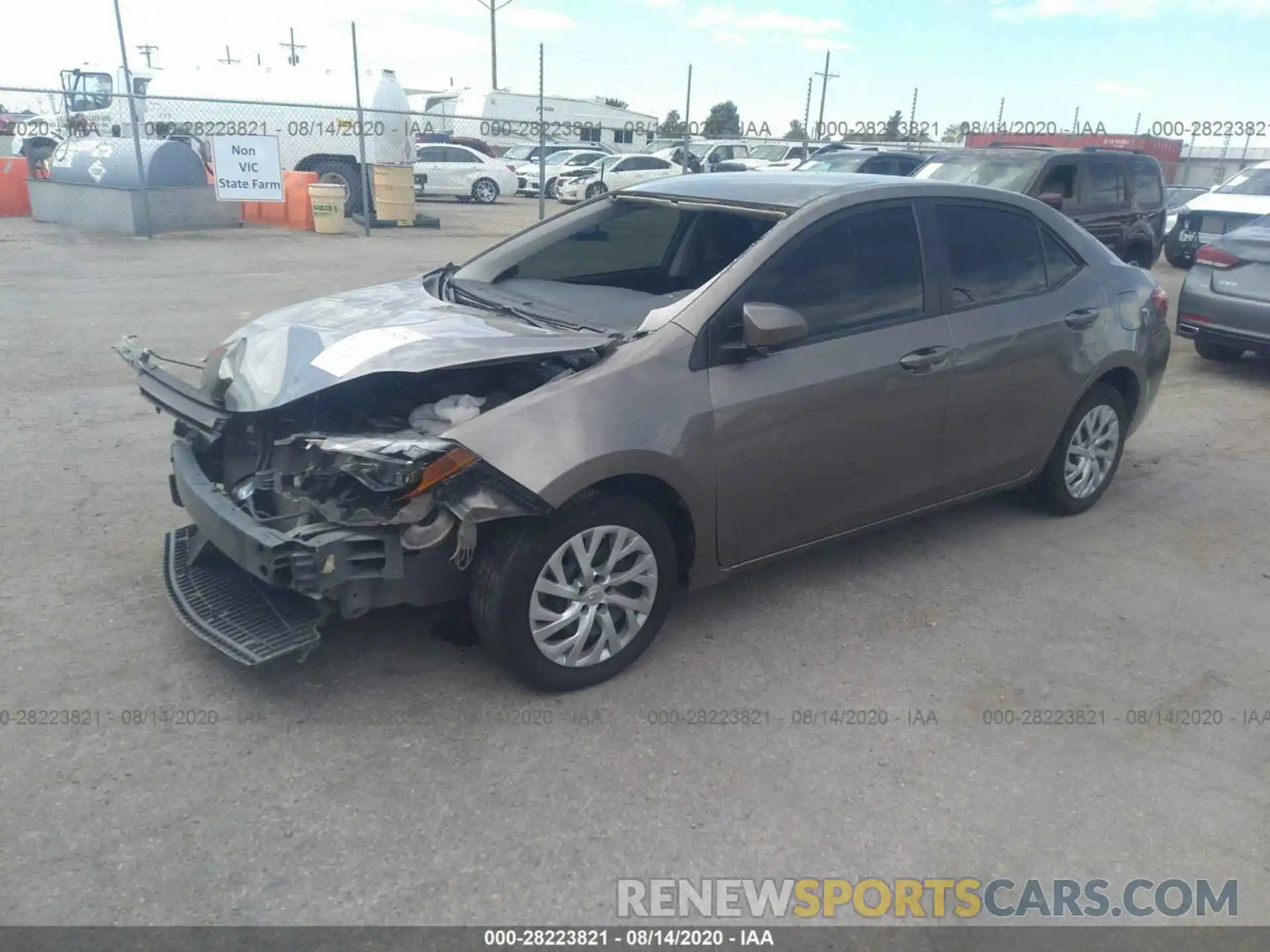 2 Photograph of a damaged car 2T1BURHE5KC179078 TOYOTA COROLLA 2019