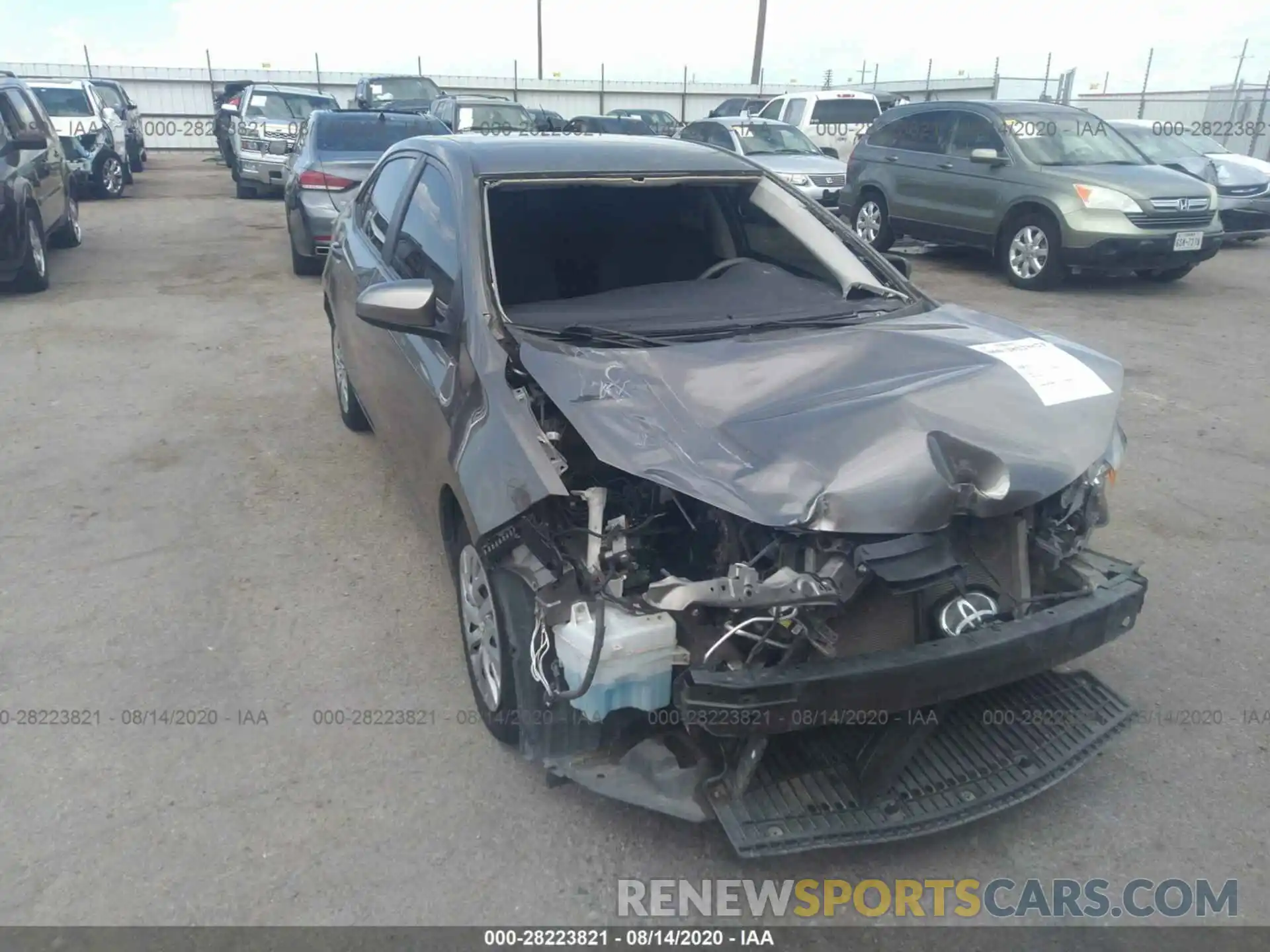 6 Photograph of a damaged car 2T1BURHE5KC179078 TOYOTA COROLLA 2019