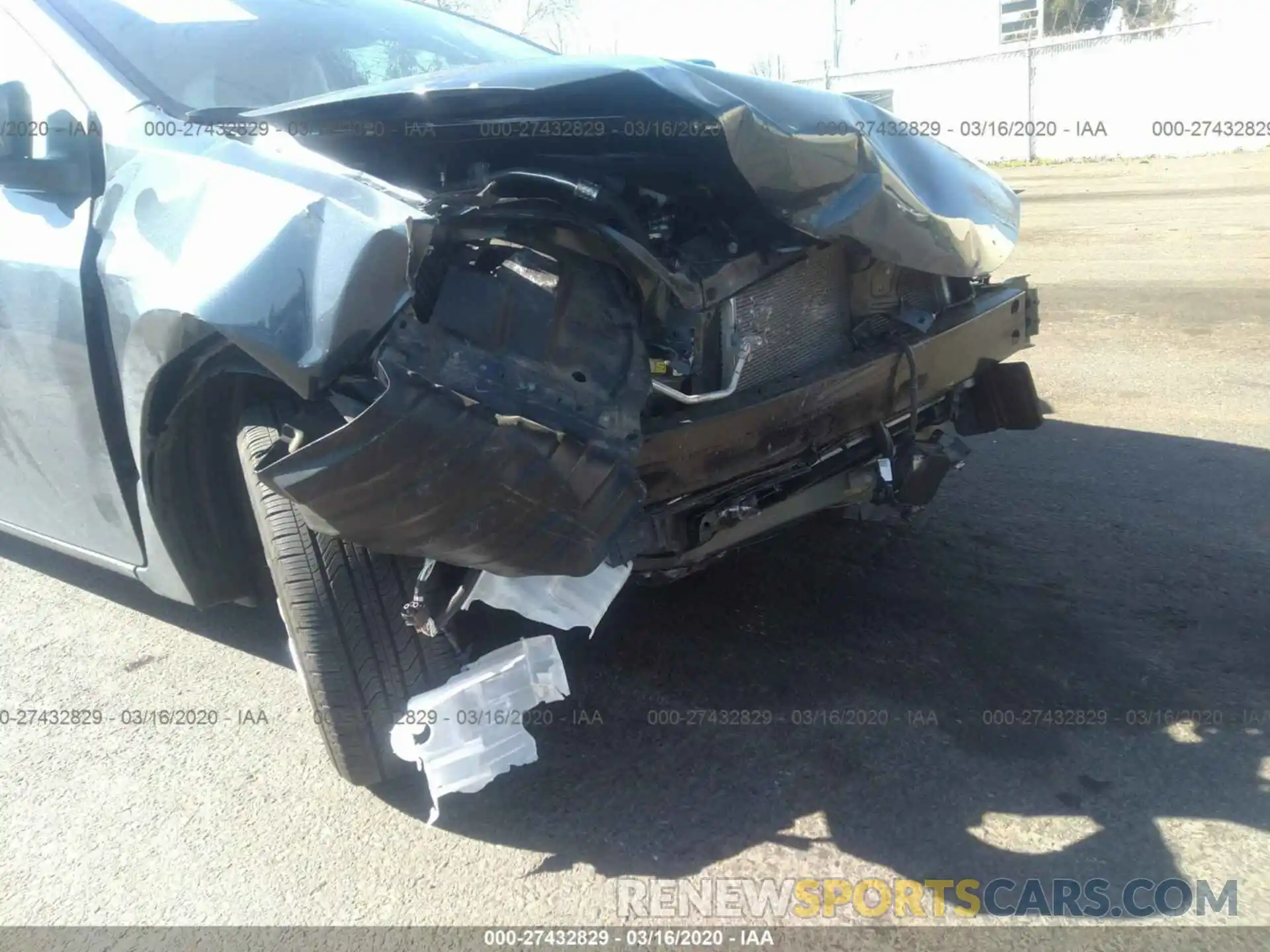 6 Photograph of a damaged car 2T1BURHE5KC180196 TOYOTA COROLLA 2019