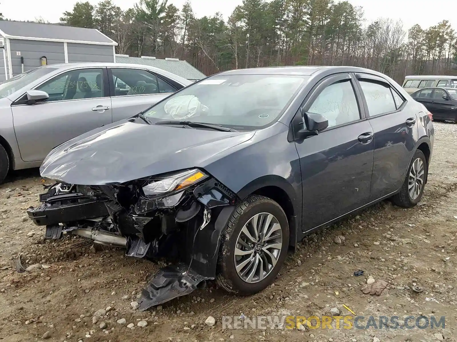 2 Photograph of a damaged car 2T1BURHE5KC180537 TOYOTA COROLLA 2019