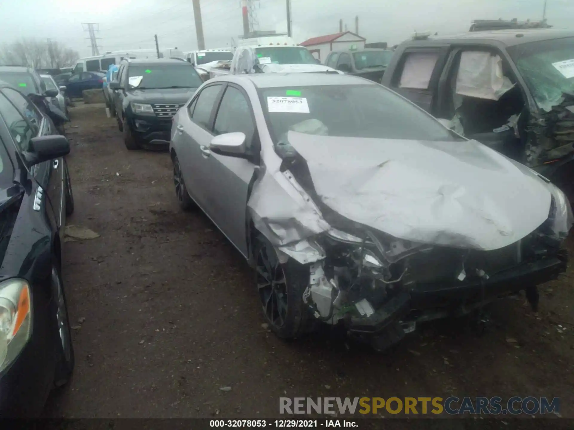 1 Photograph of a damaged car 2T1BURHE5KC180540 TOYOTA COROLLA 2019