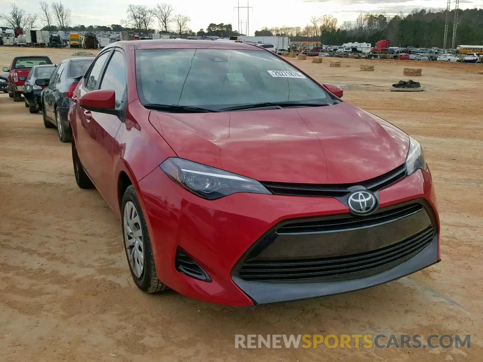 1 Photograph of a damaged car 2T1BURHE5KC180635 TOYOTA COROLLA 2019