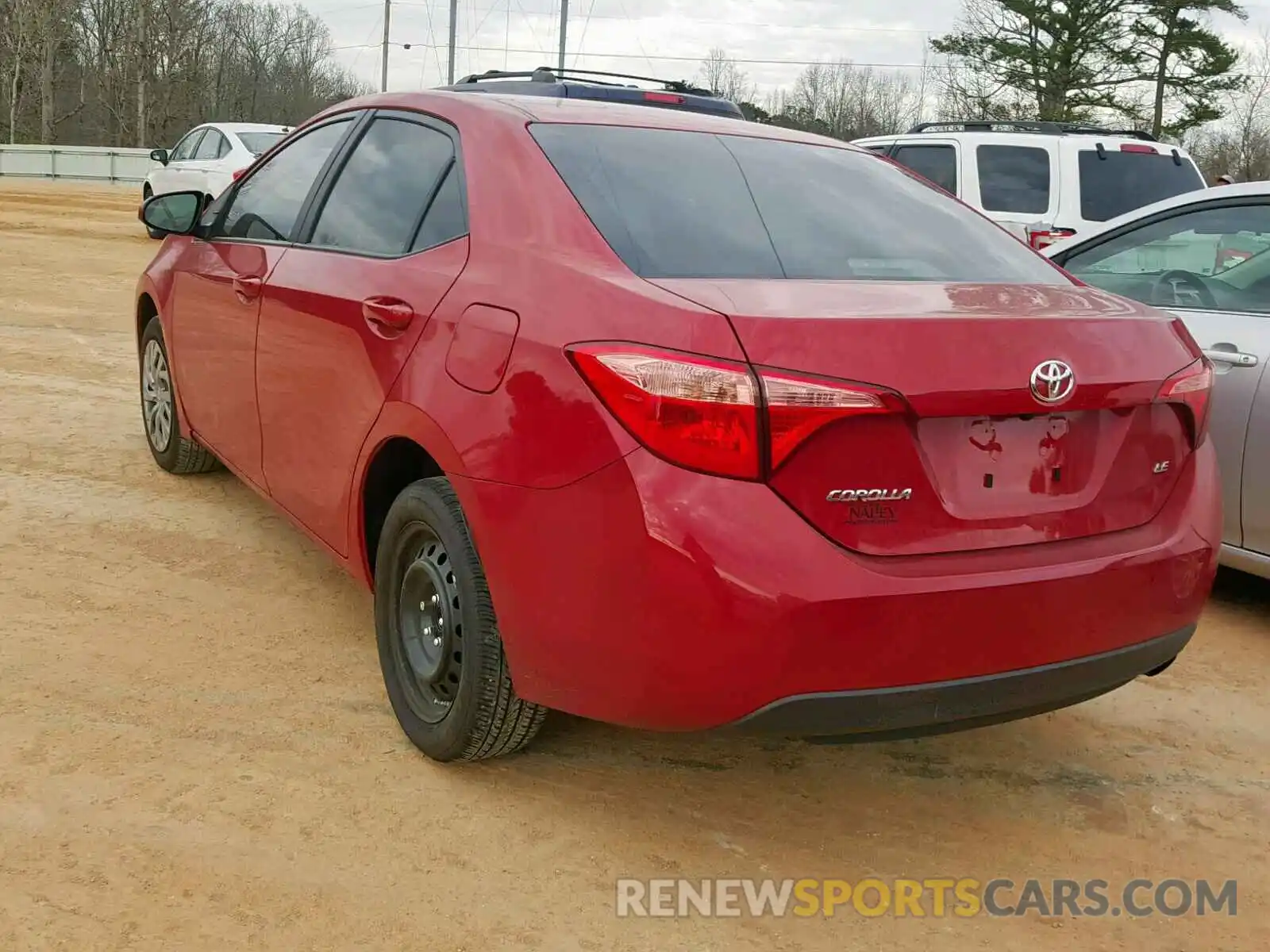 3 Photograph of a damaged car 2T1BURHE5KC180635 TOYOTA COROLLA 2019