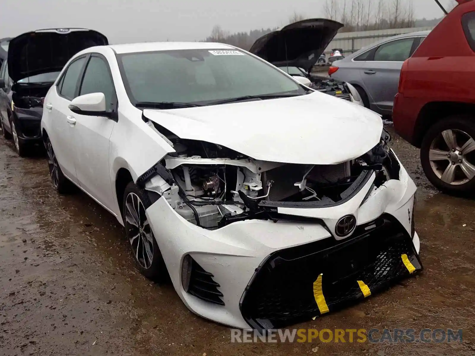 1 Photograph of a damaged car 2T1BURHE5KC180716 TOYOTA COROLLA 2019