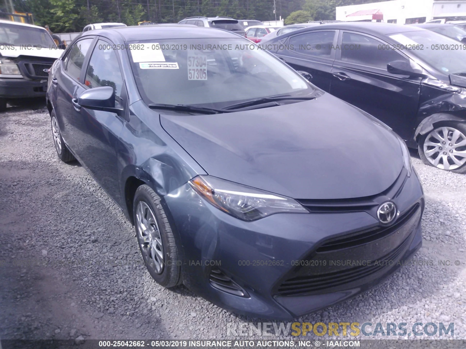 1 Photograph of a damaged car 2T1BURHE5KC180988 TOYOTA COROLLA 2019