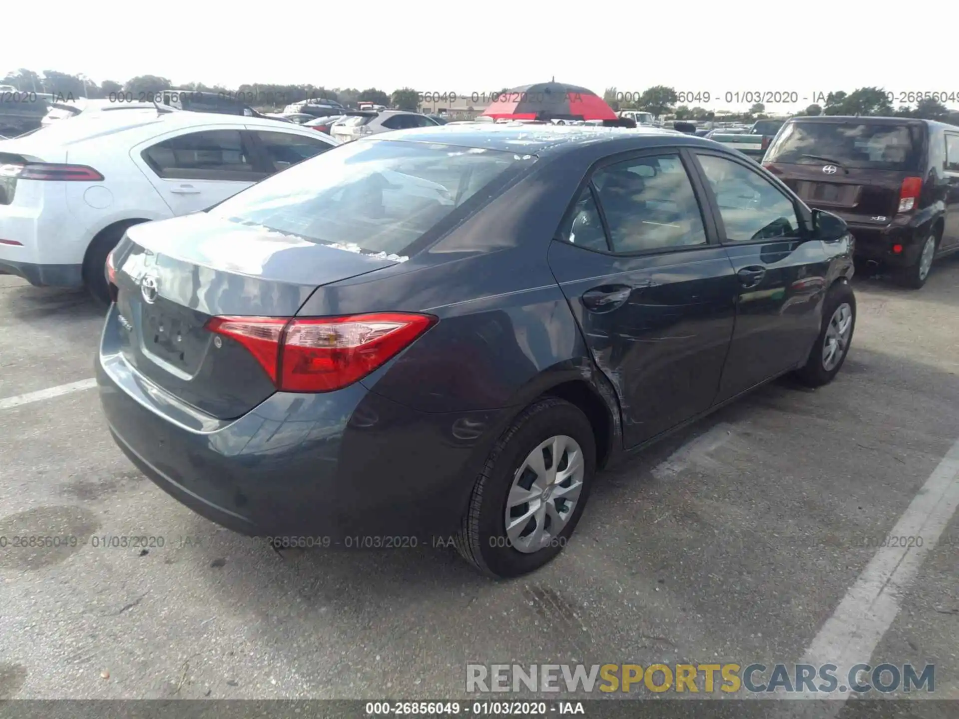 4 Photograph of a damaged car 2T1BURHE5KC182014 TOYOTA COROLLA 2019