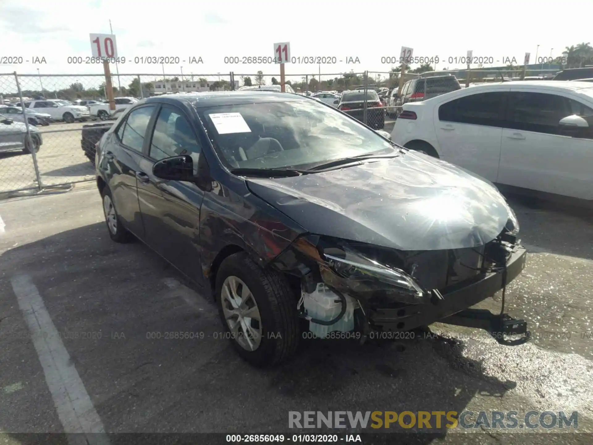 6 Photograph of a damaged car 2T1BURHE5KC182014 TOYOTA COROLLA 2019