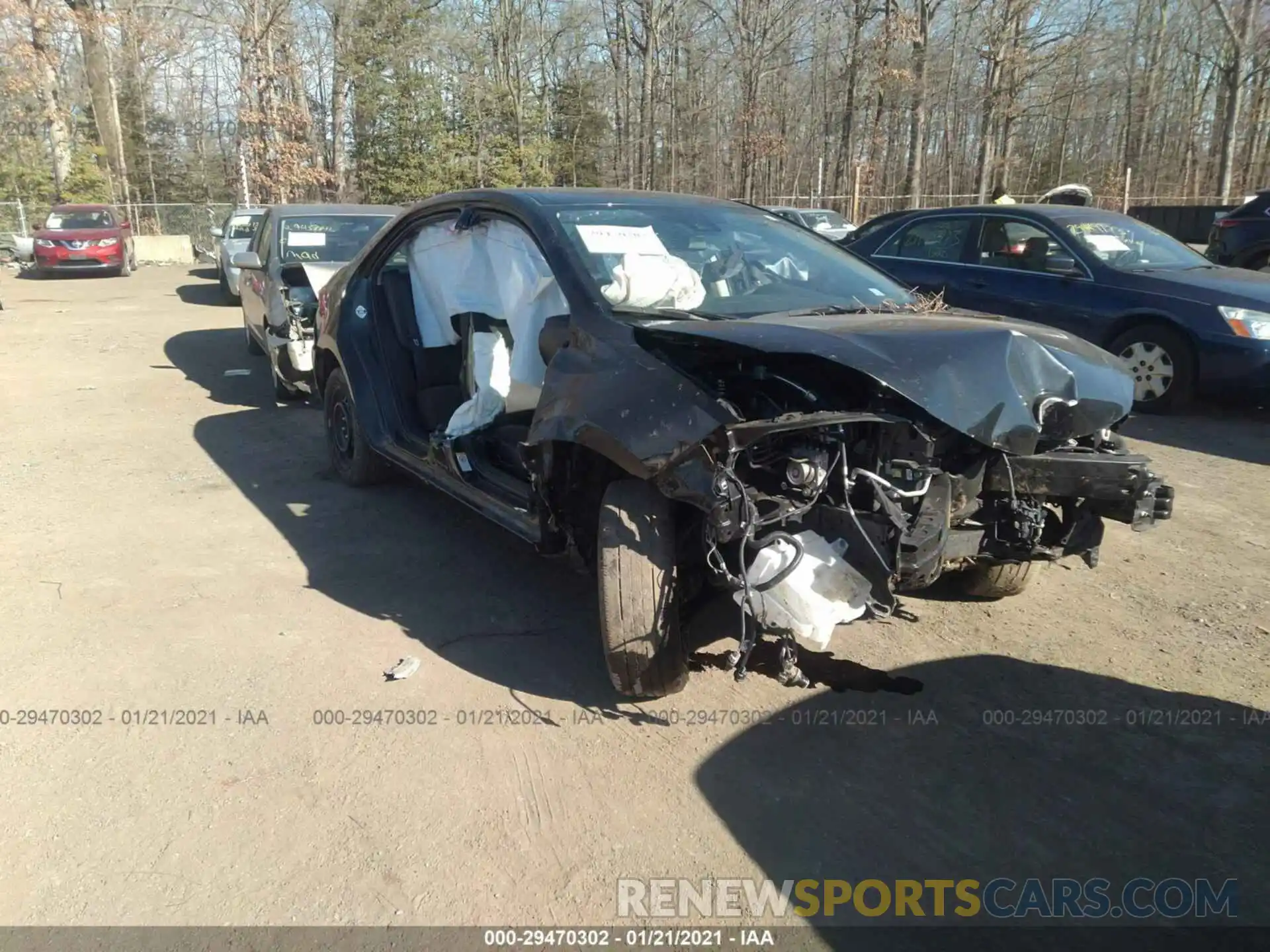 1 Photograph of a damaged car 2T1BURHE5KC184880 TOYOTA COROLLA 2019