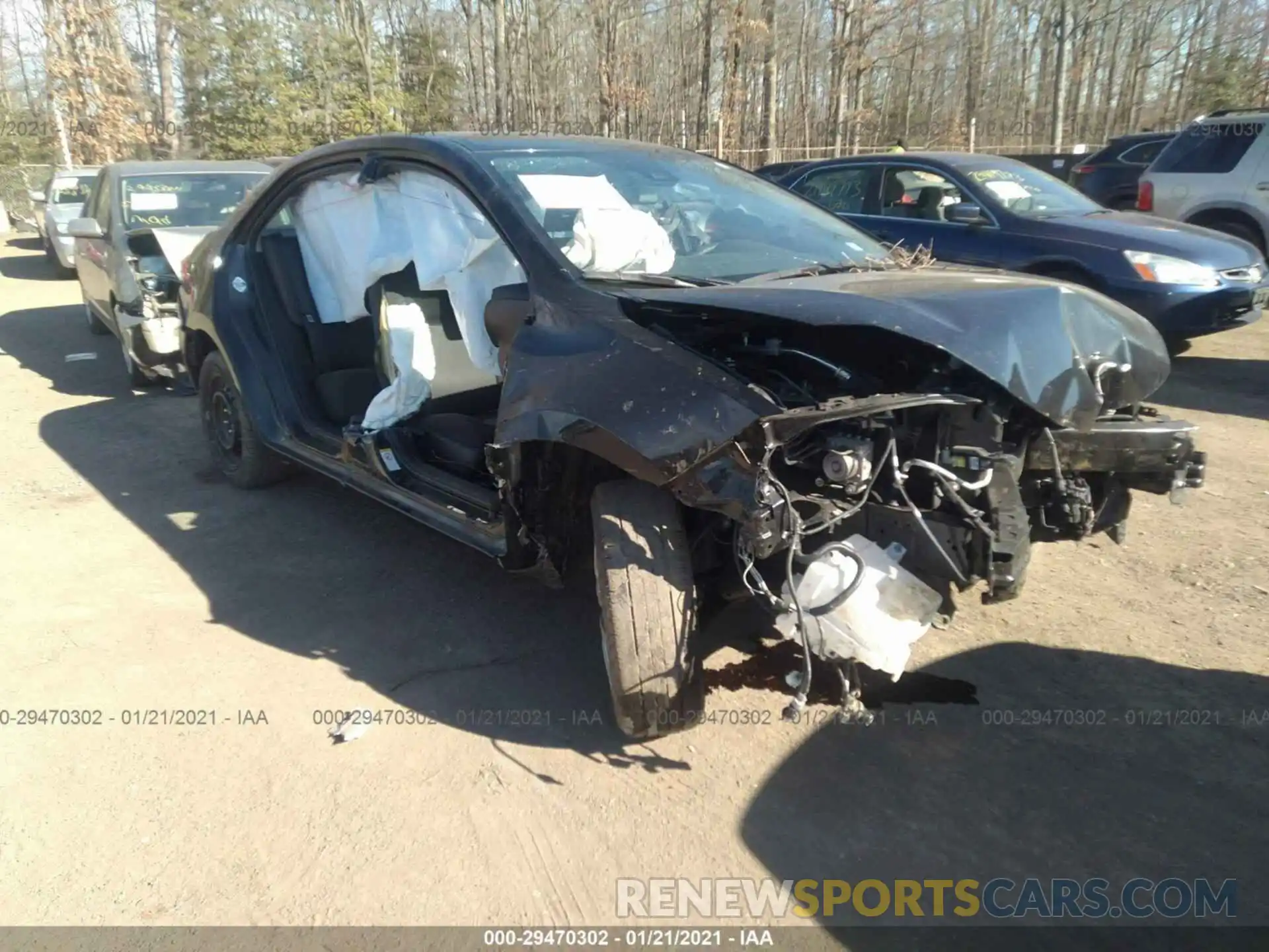 6 Photograph of a damaged car 2T1BURHE5KC184880 TOYOTA COROLLA 2019