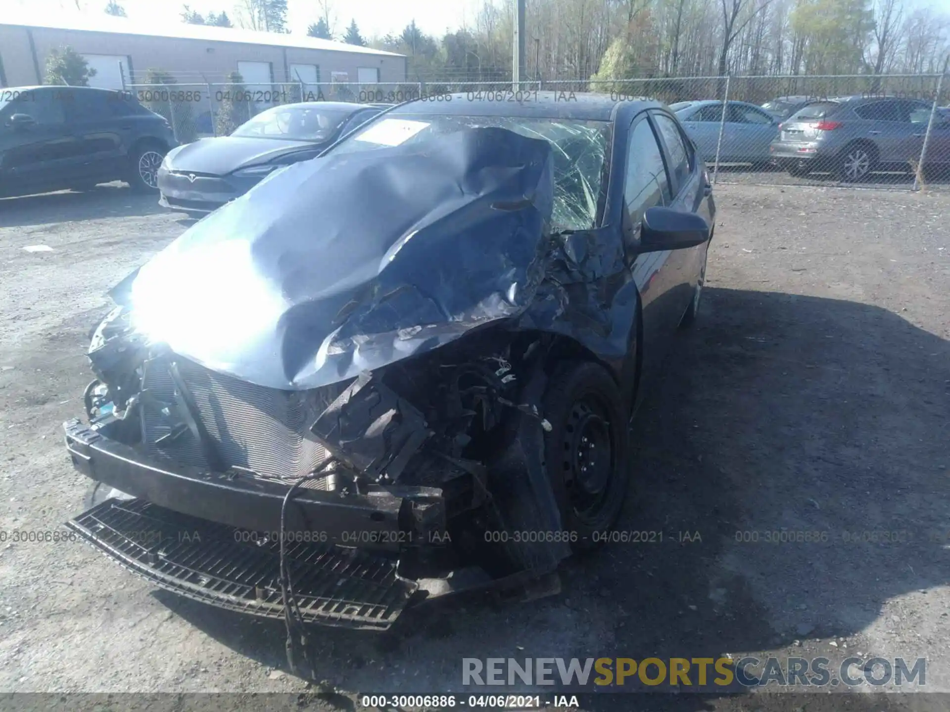 6 Photograph of a damaged car 2T1BURHE5KC184961 TOYOTA COROLLA 2019