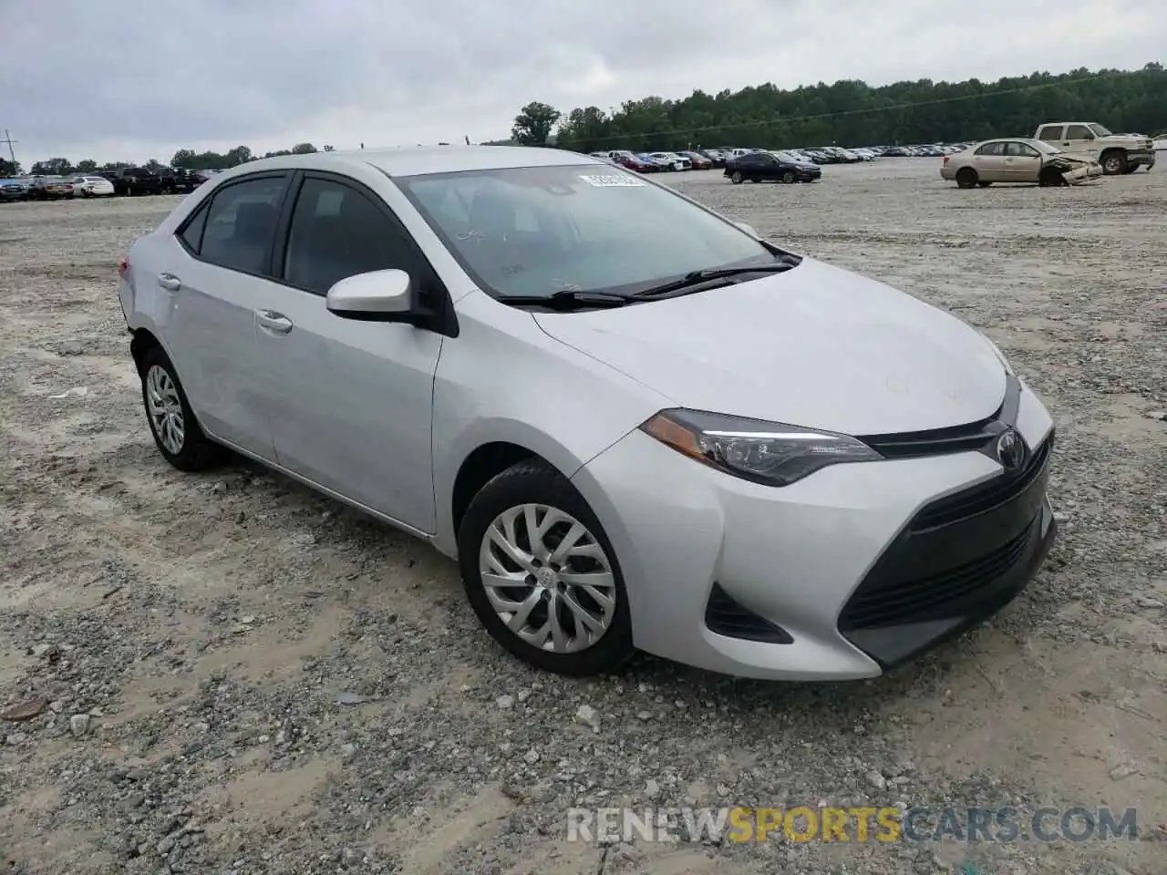 1 Photograph of a damaged car 2T1BURHE5KC185172 TOYOTA COROLLA 2019