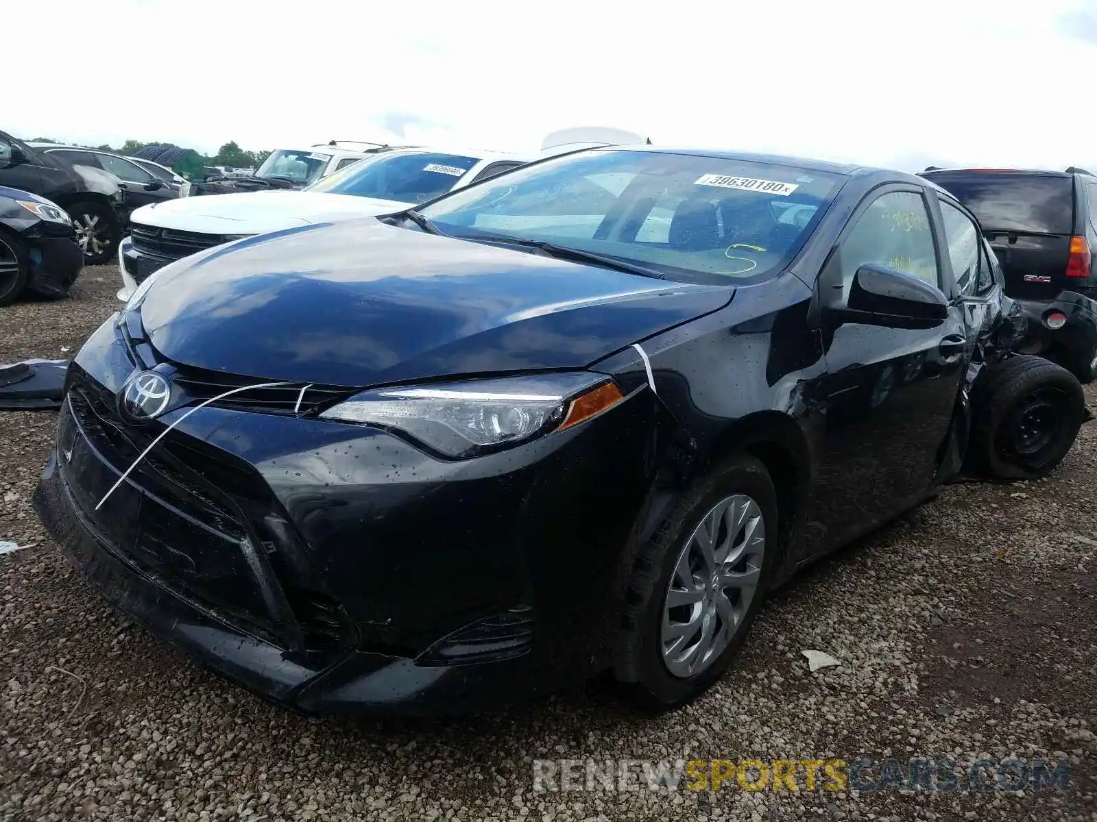 2 Photograph of a damaged car 2T1BURHE5KC185429 TOYOTA COROLLA 2019