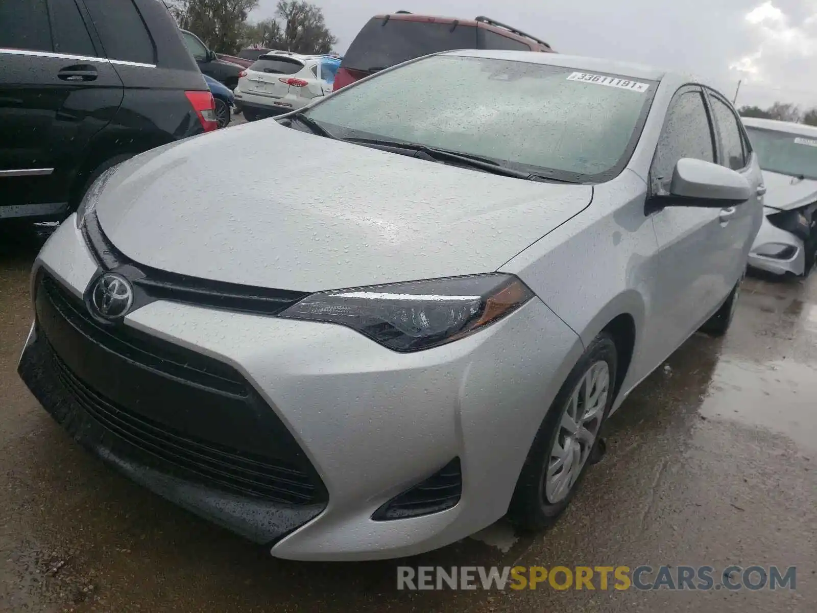 2 Photograph of a damaged car 2T1BURHE5KC186726 TOYOTA COROLLA 2019